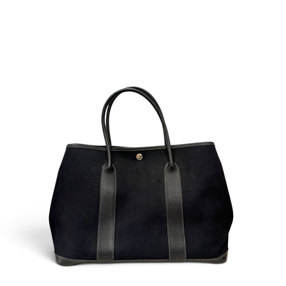 Hermes Garden Party 36 Toile / Canvas Black SQUARE H