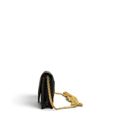 Chanel 2.55 Reissue Wallet on Chain Calfskin Black (Microchip)