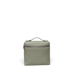Loro Piana Extra Pocket Backpack L23.5 Calfskin Light Green