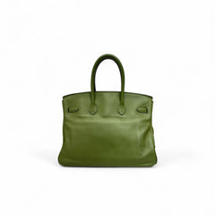 Hermes Birkin 35 Swift Olive Green SQUARE M