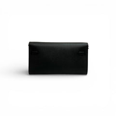 Hermes Kelly To Go Black Epsom SHW STAMP W