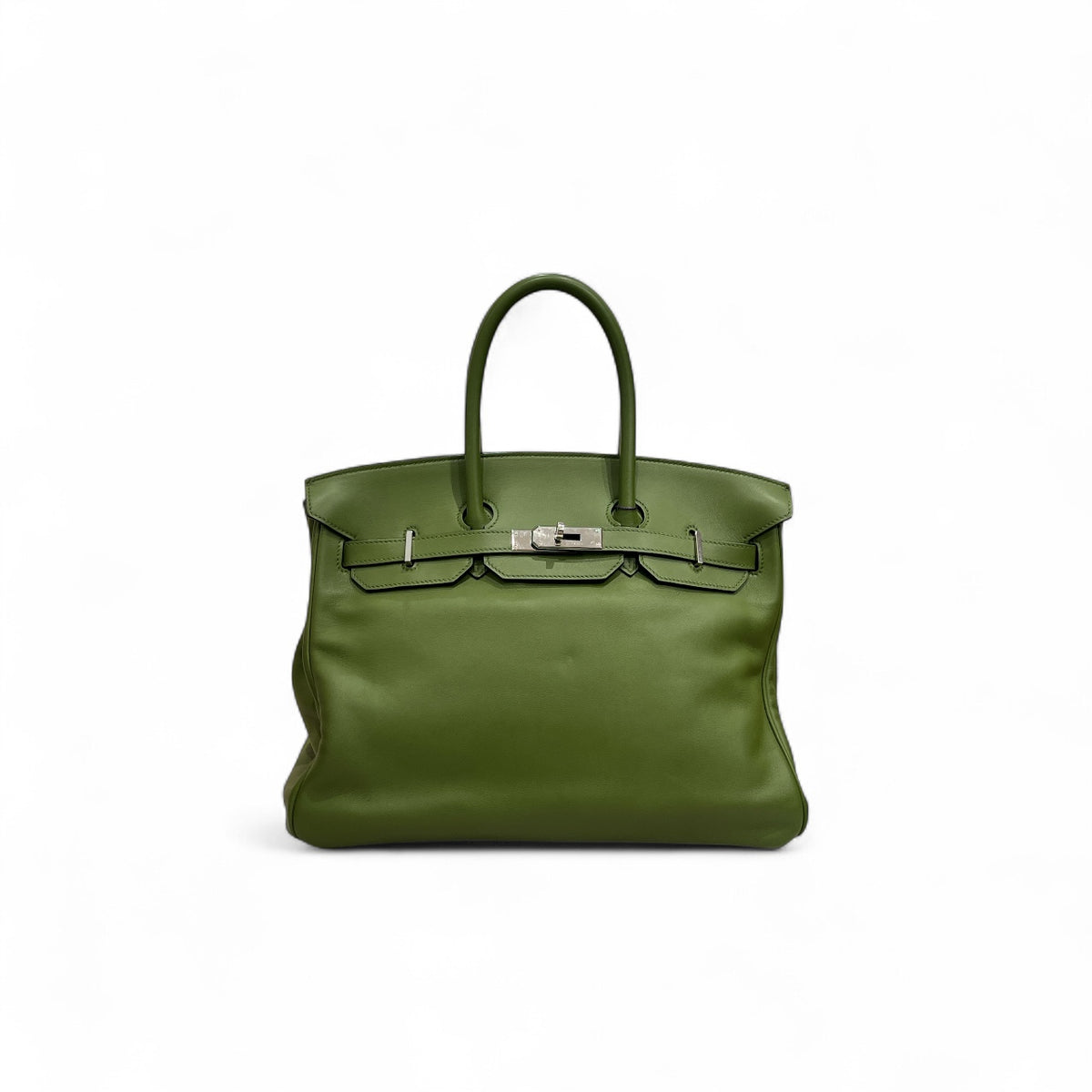 Hermes Birkin 35 Swift Olive Green SQUARE M