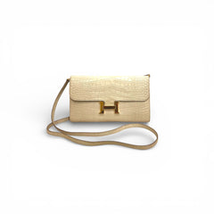 Hermes Constance To Go Alligator Cream Stamp U