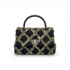 Chanel Large Coco Handle Tweed
