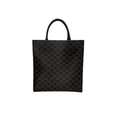 Celine Large Vertical Cabas Tote Triomphe Canvas