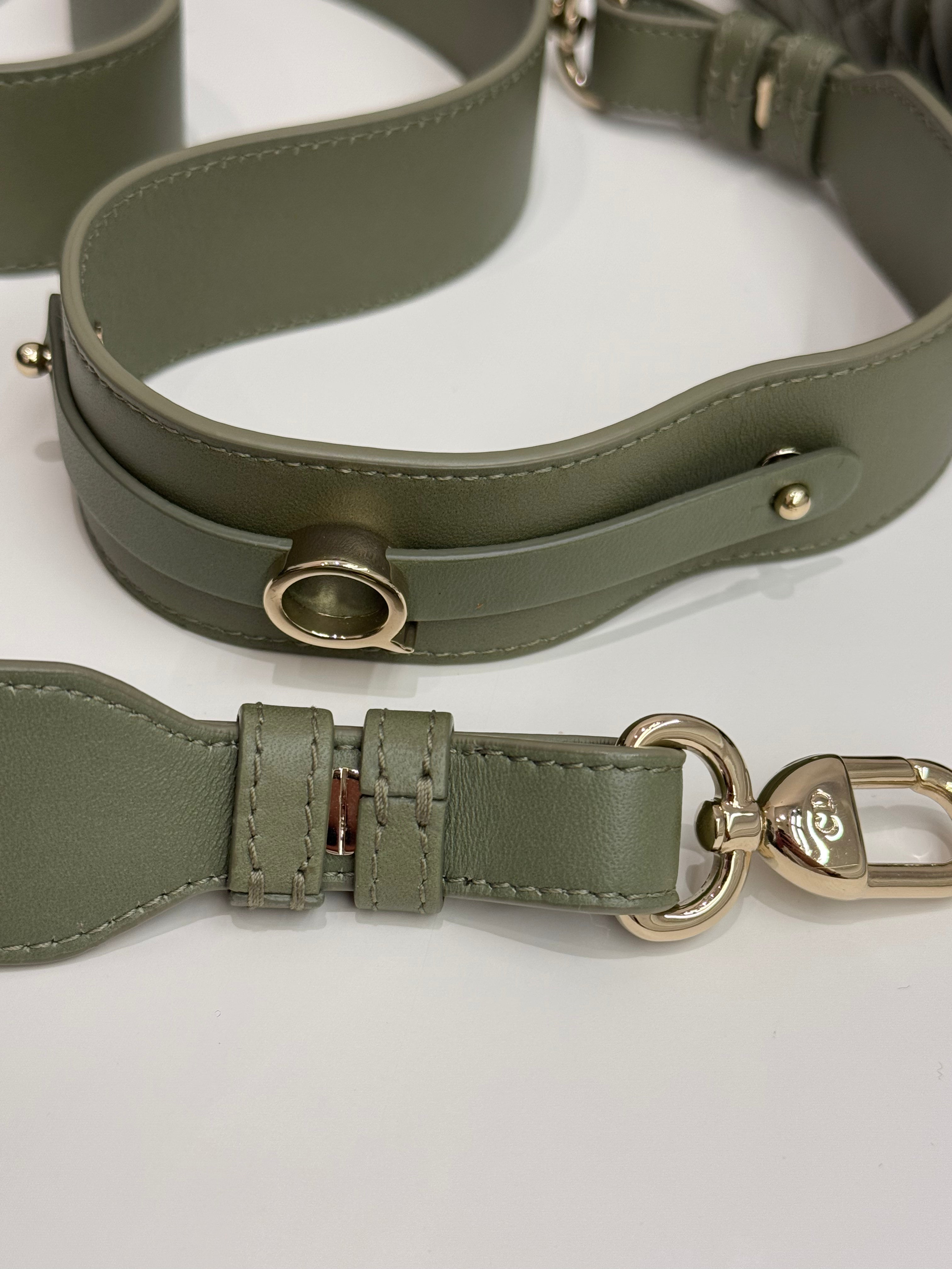 Dior Small Lady Dior Lambskin Green
