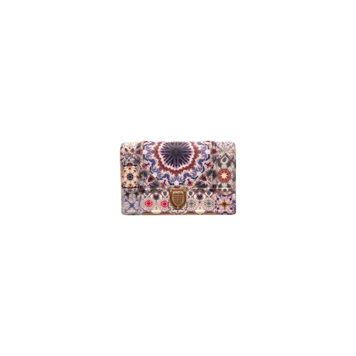 Dior Diorama Wallet on Chain Calfskin Multicolored