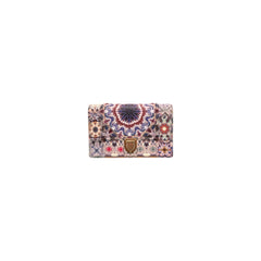 Dior Diorama Wallet on Chain Calfskin Multicolored