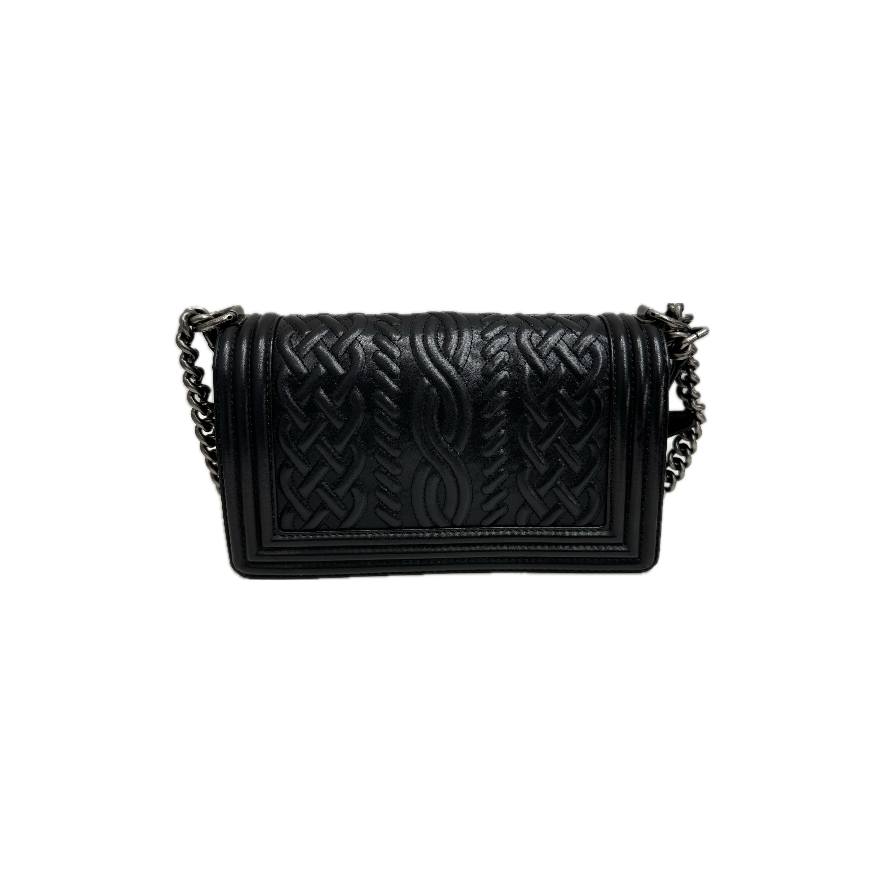 Chanel Medium Boy Bag Calfskin Black