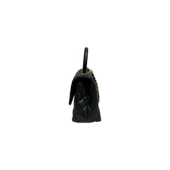 Chanel Small Coco Handle Caviar Black (Microchip)