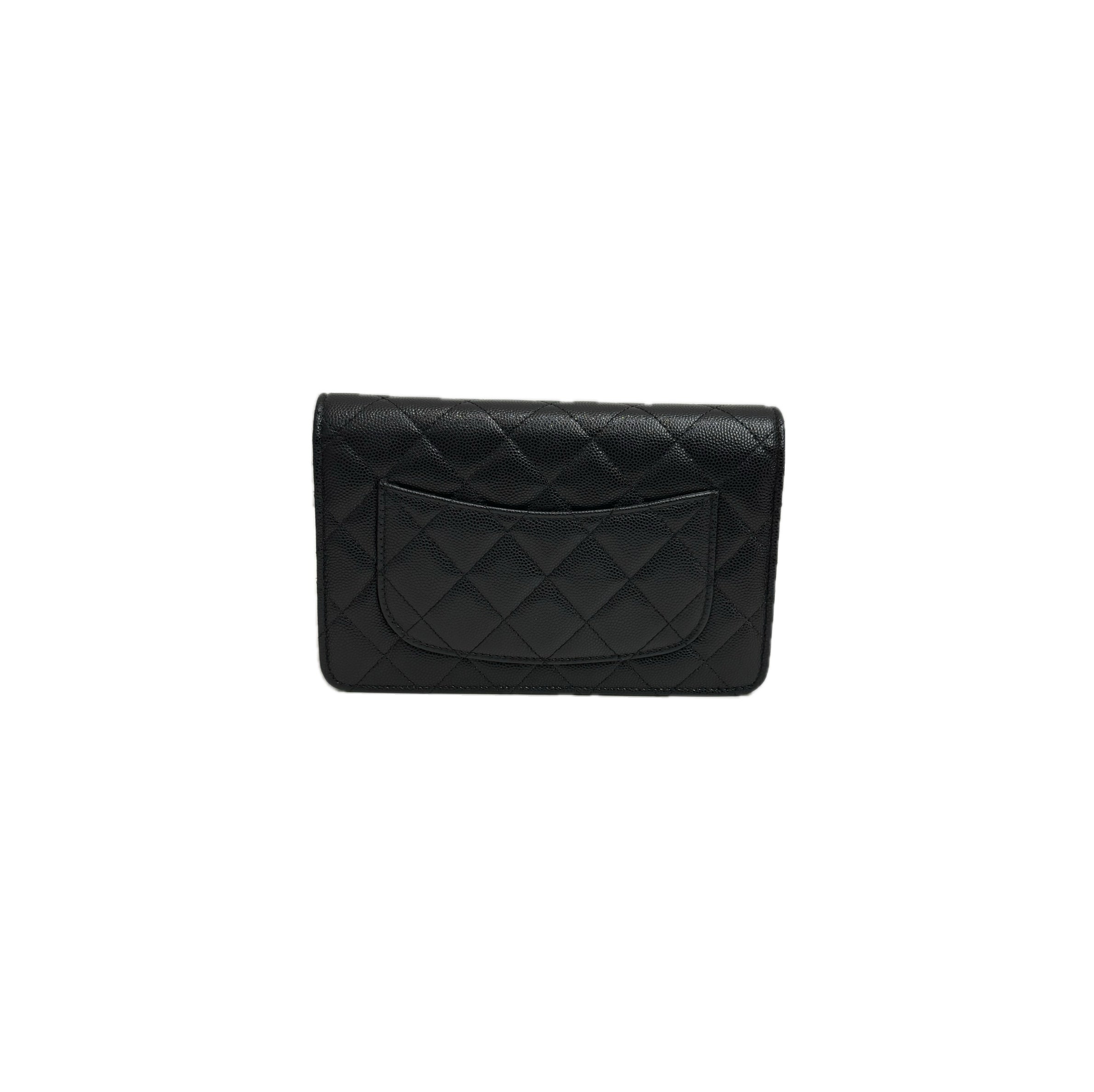 Chanel Wallet On Chain Caviar Black (Microchip)