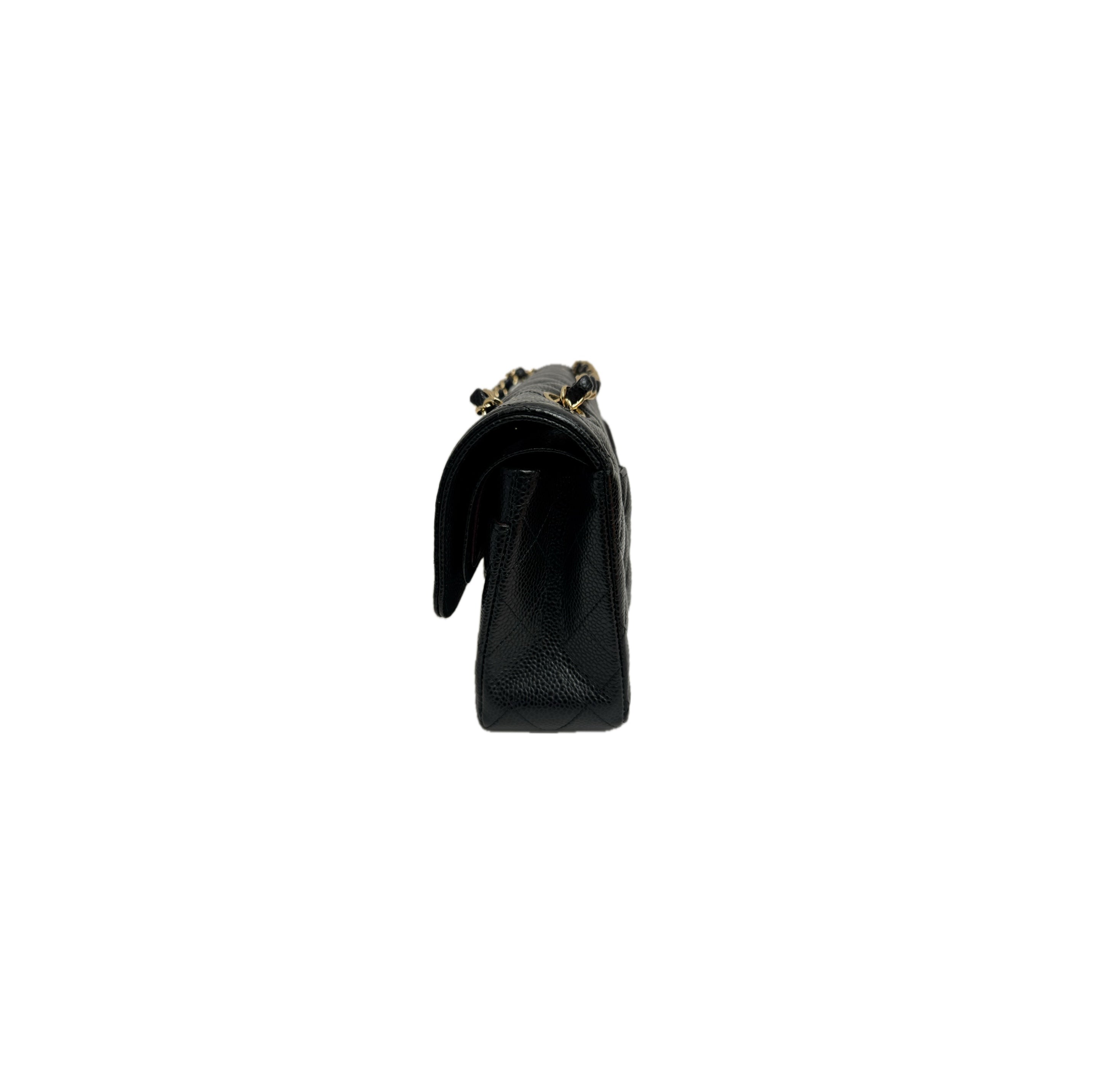 Chanel Medium Classic Double Flap Bag Caviar Black