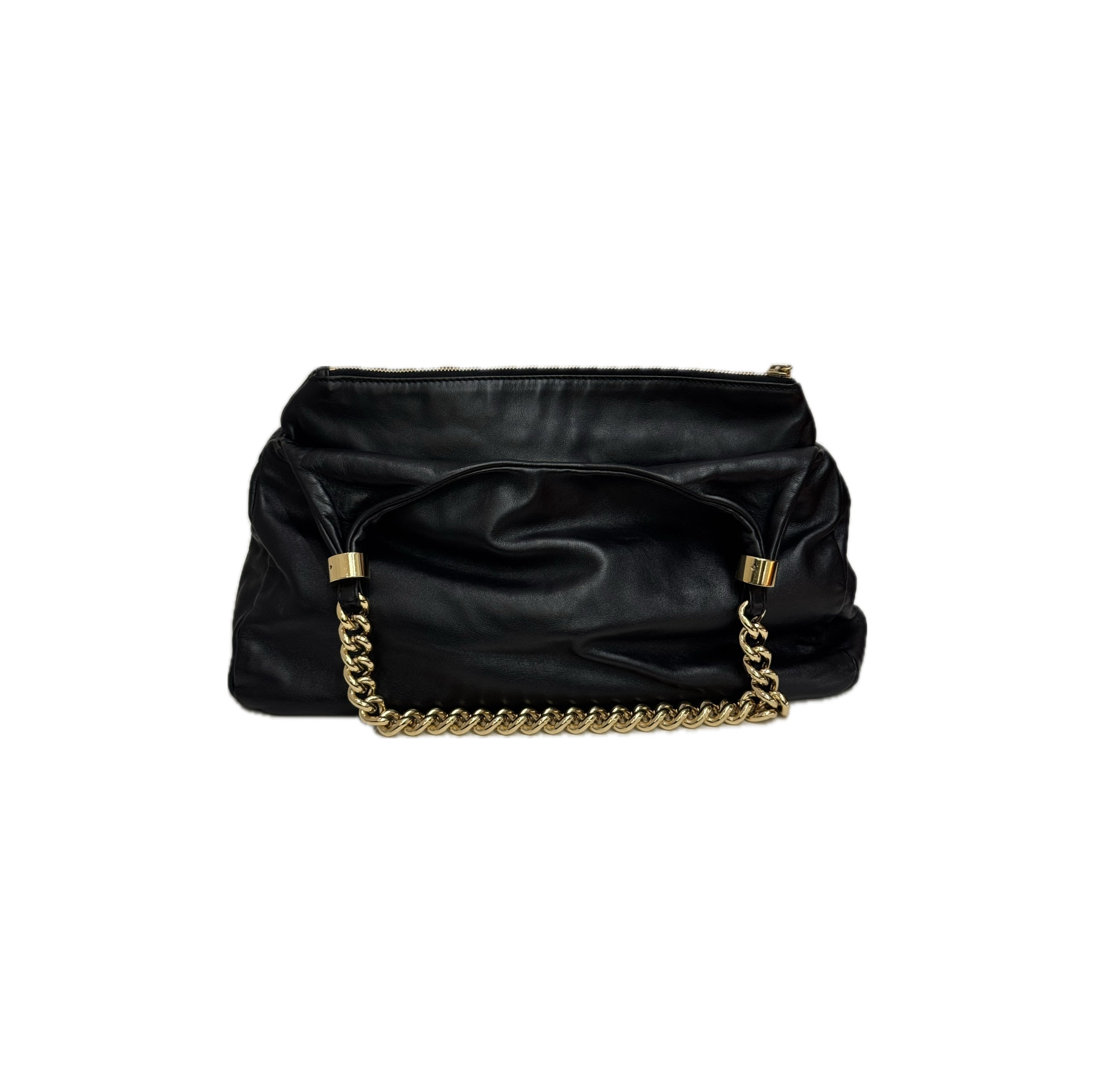 Chanel Rodeo Drive Hobo Tote Bag Calfskin Black