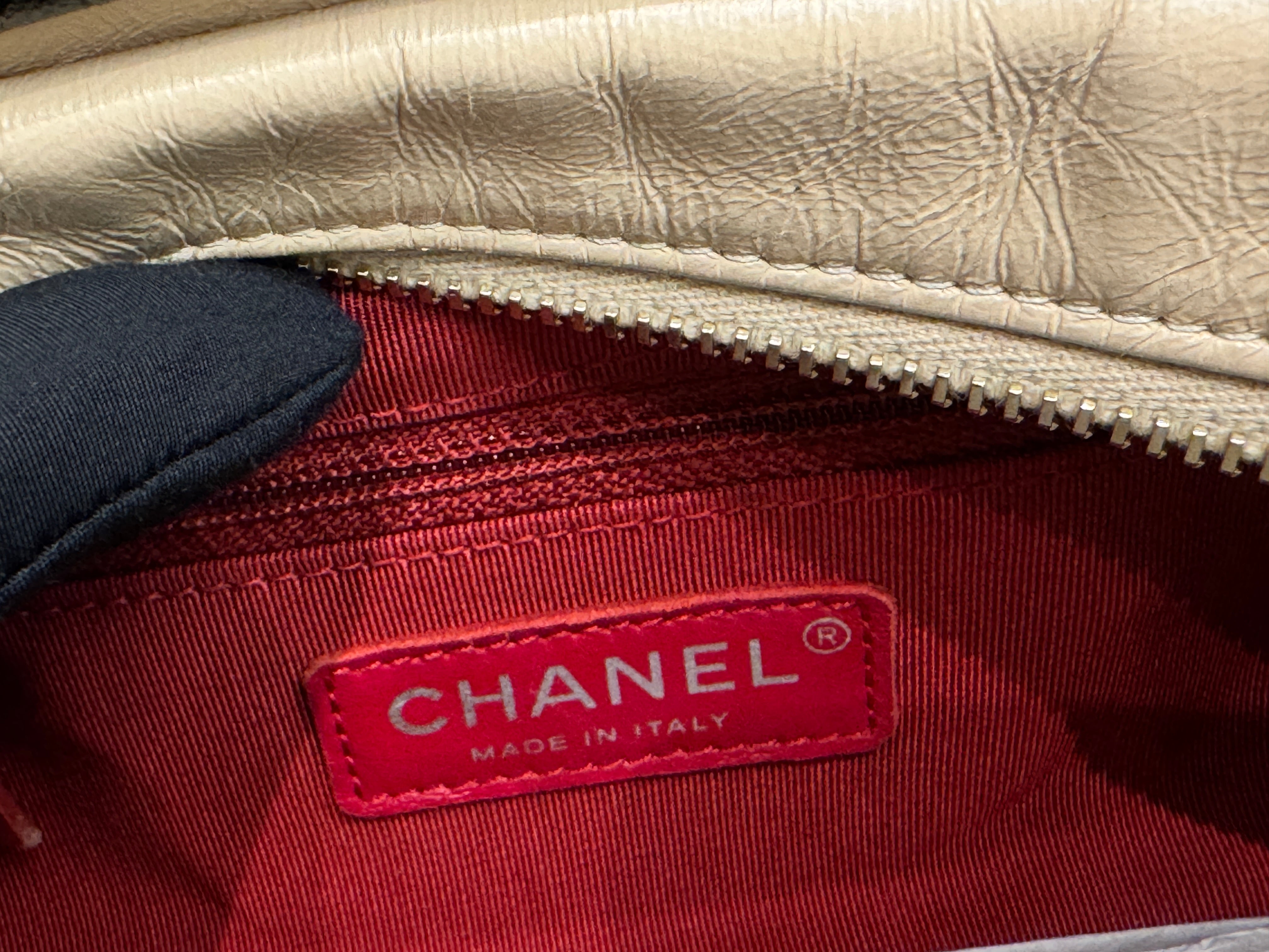 Chanel Gabrielle Hobo Bag Calfskin Beige