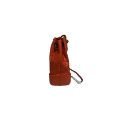 Chanel Small Gabrielle Backpack Aged Calfskin Red