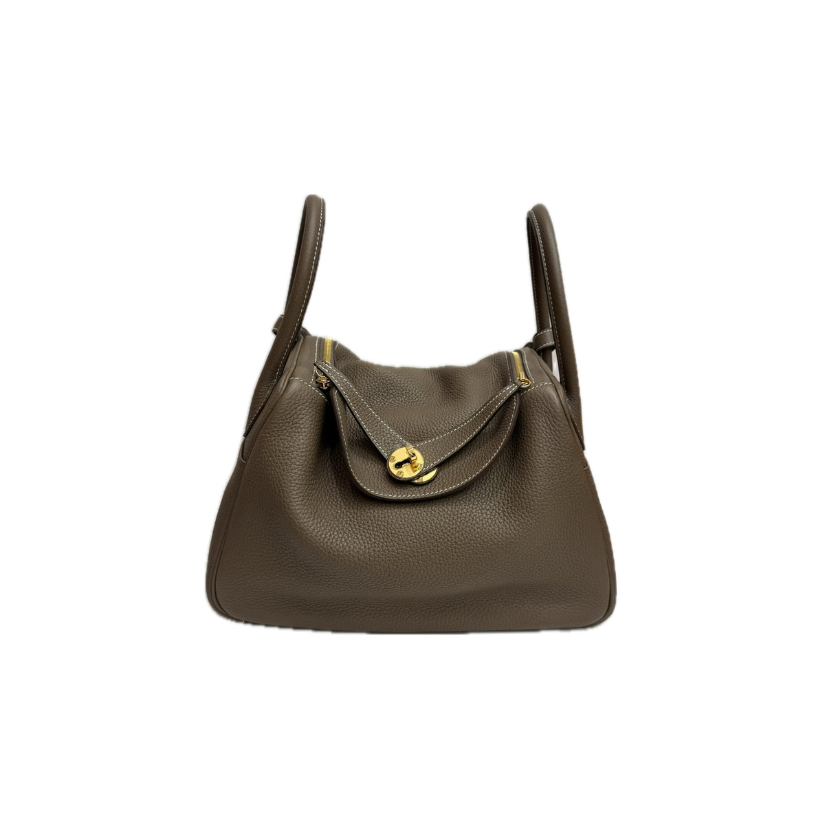 Hermes Lindy 30 Clemence Etoupe STAMP D