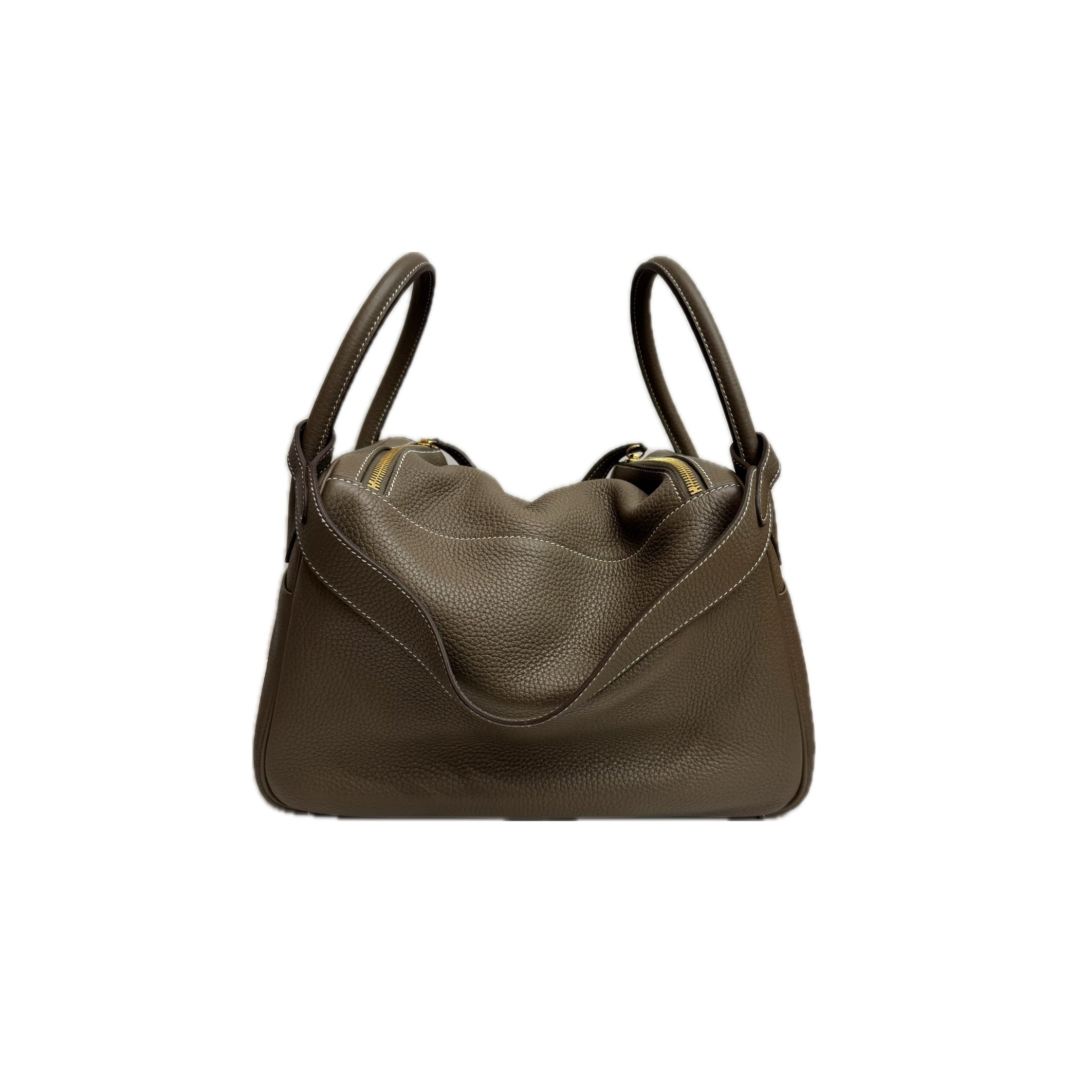 Hermes Lindy 30 Clemence Etoupe STAMP D