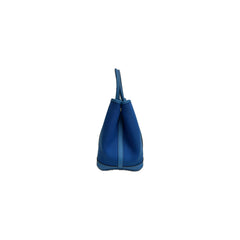 Hermes Garden Party 30 Canvas / Negonda Blue STAMP Z