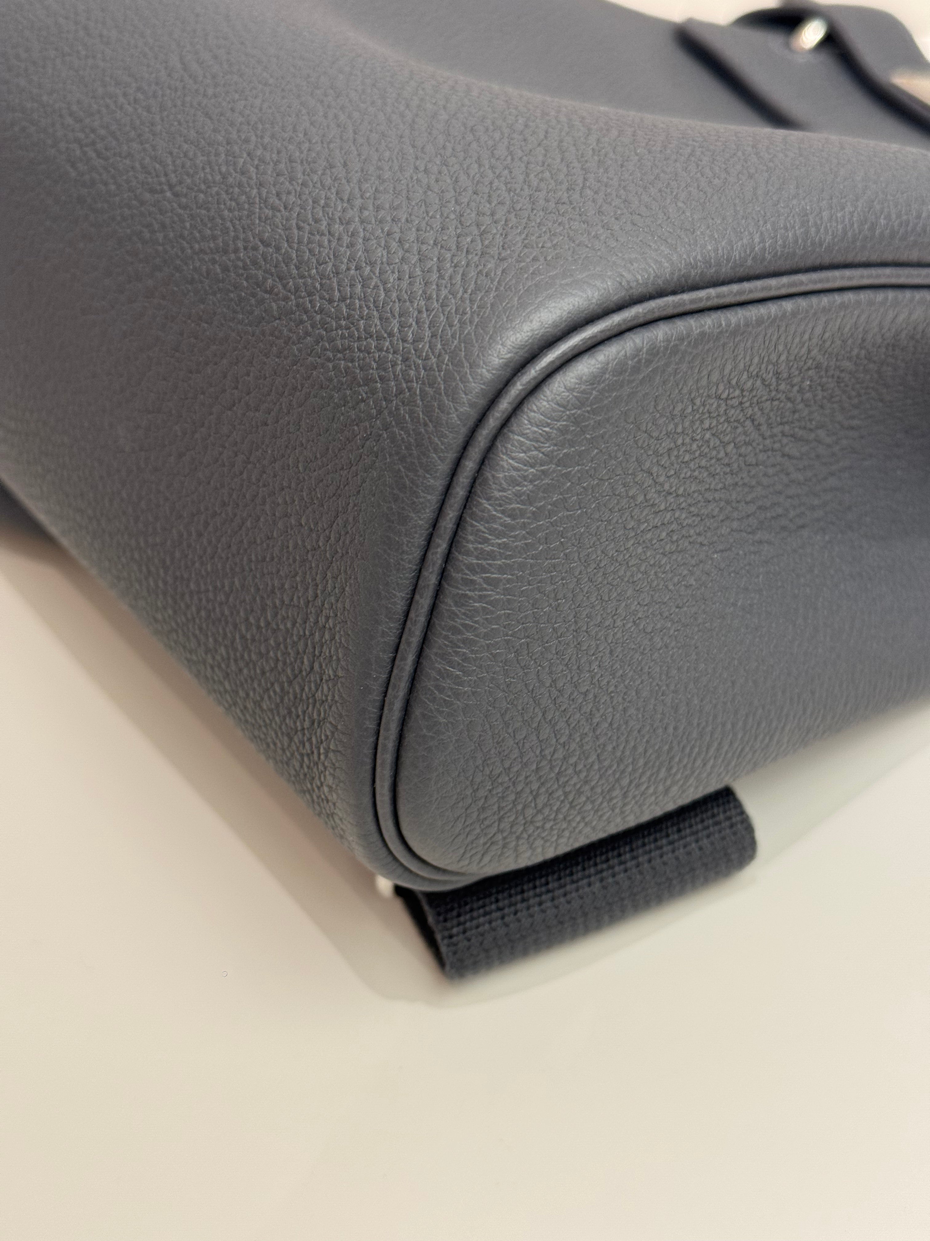 Hermes Hac a Dos PM Backpack Togo Black STAMP W