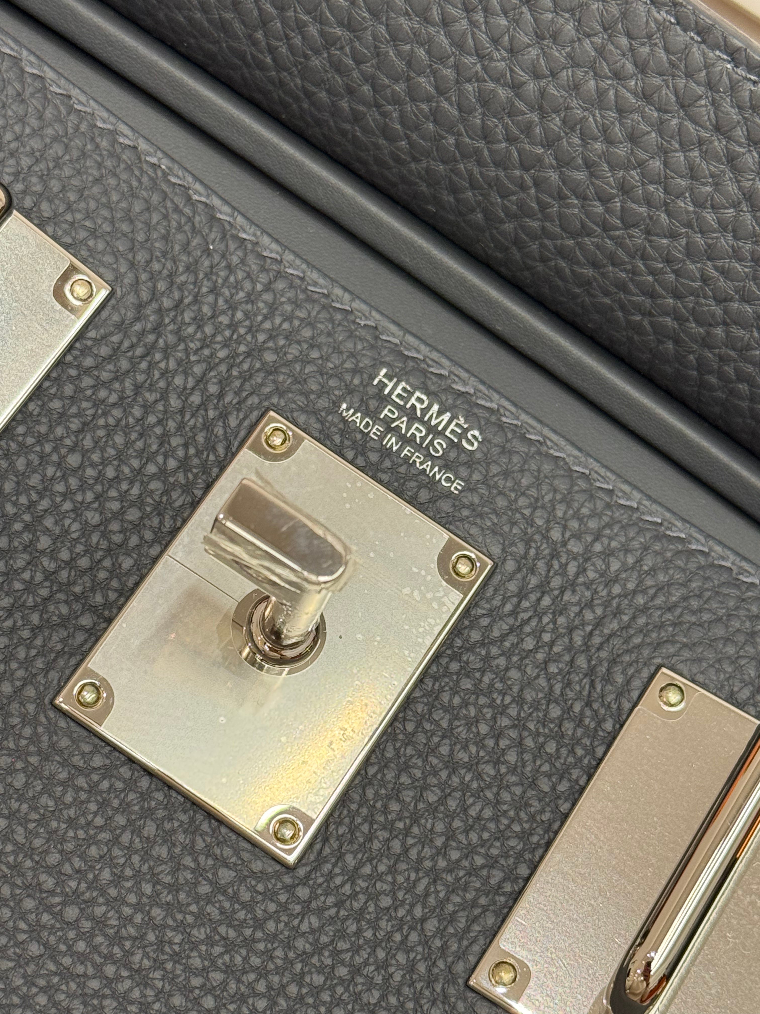 Hermes Hac a Dos PM Backpack Togo Black STAMP W