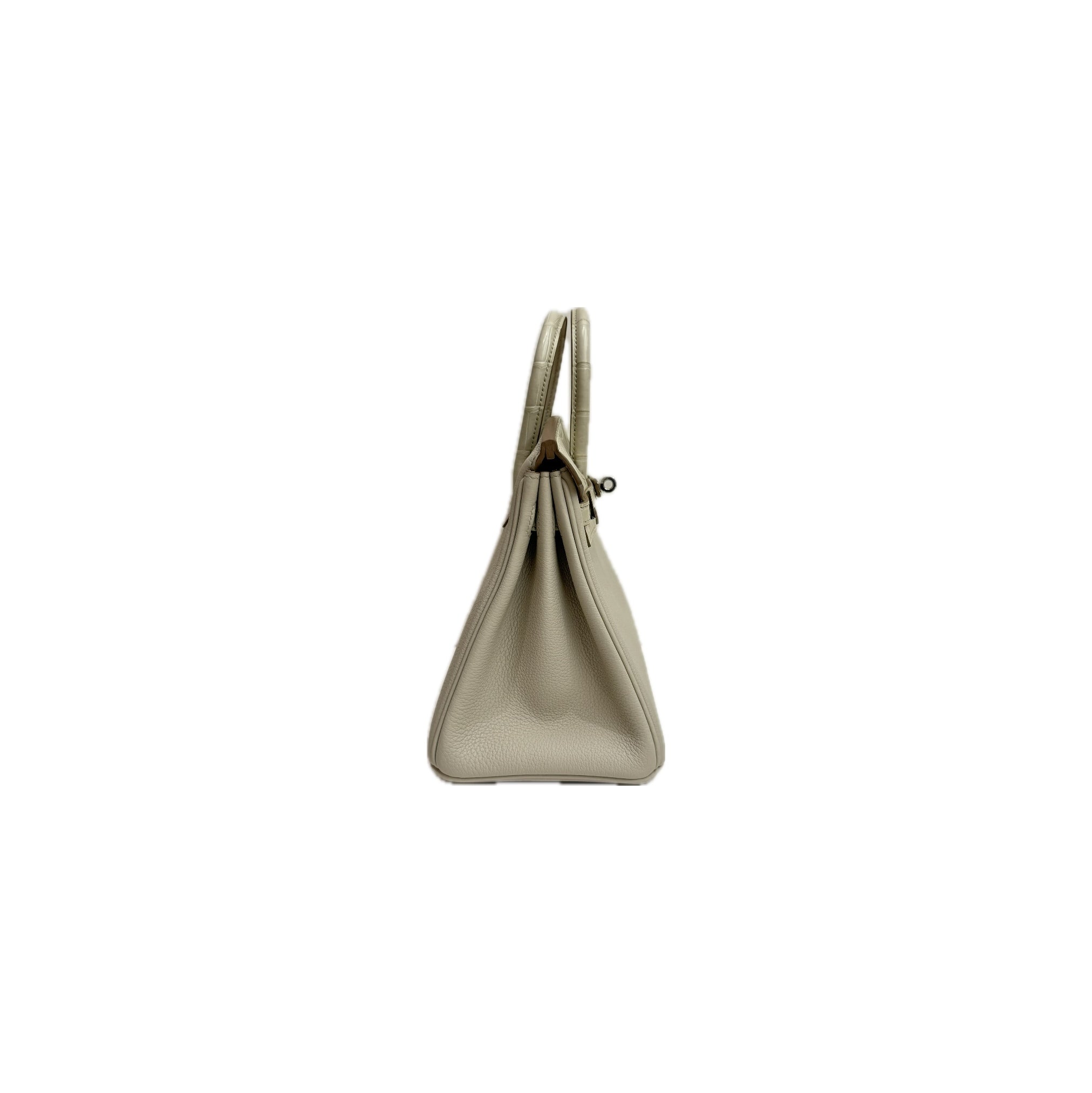 Hermes Birkin 25 Touch Matte Alligator/Togo Beton STAMP B