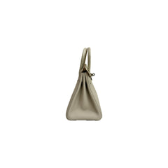 Hermes Birkin 25 Touch Matte Alligator/Togo Beton STAMP B