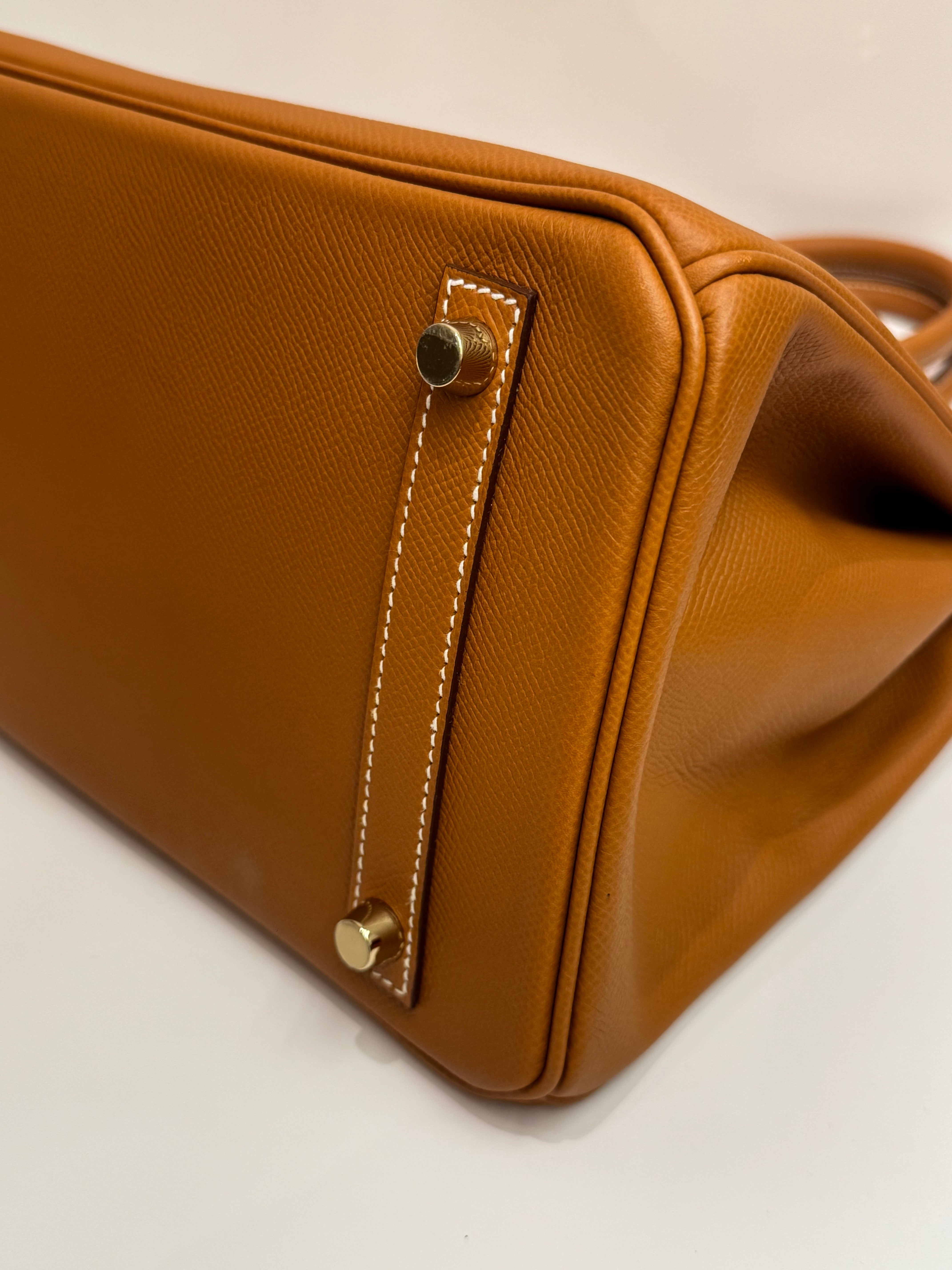 Hermes Birkin 30 Sellier Epsom Gold STAMP D