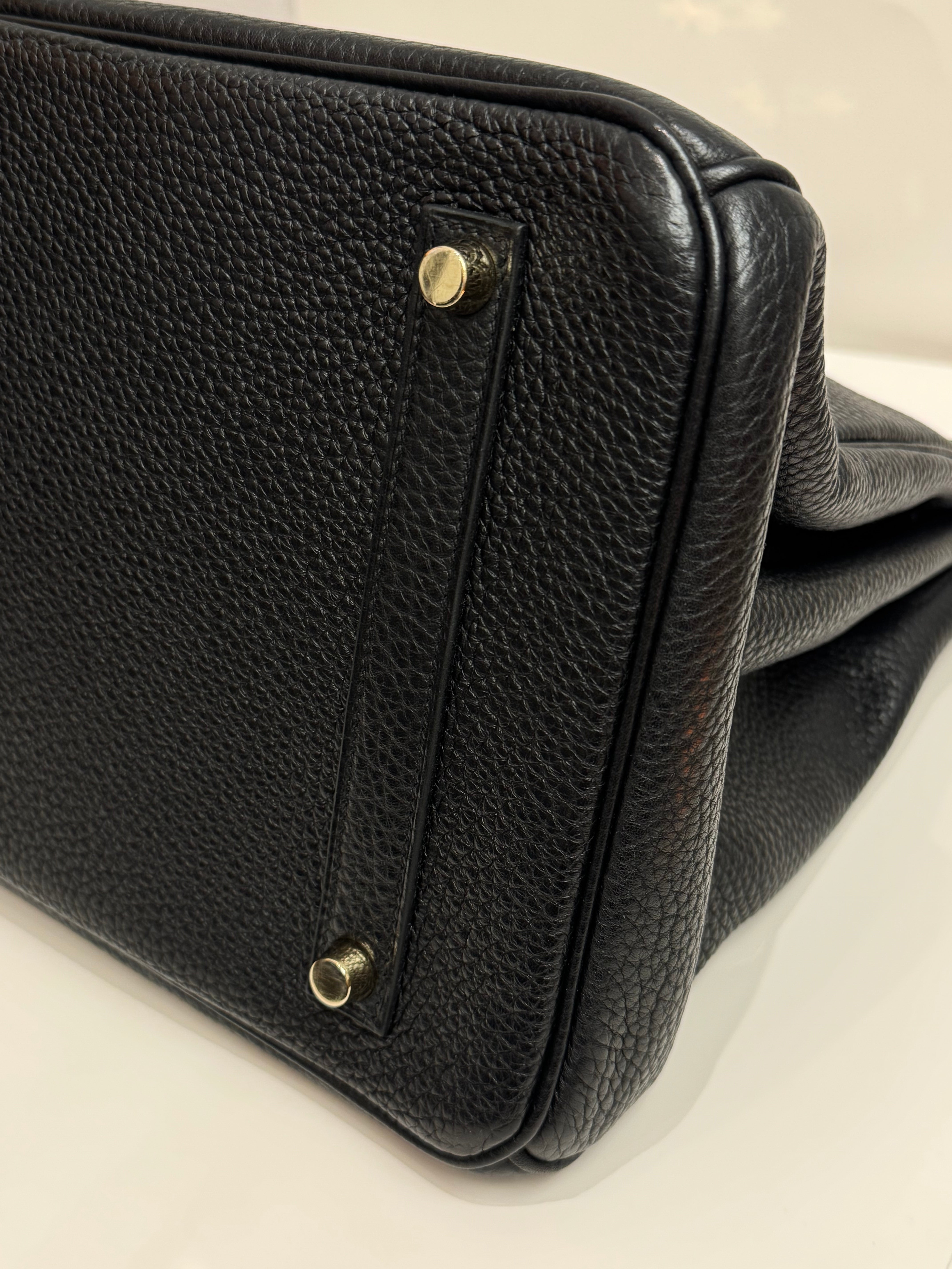 Hermes Birkin 35 Togo Black SUARE Q