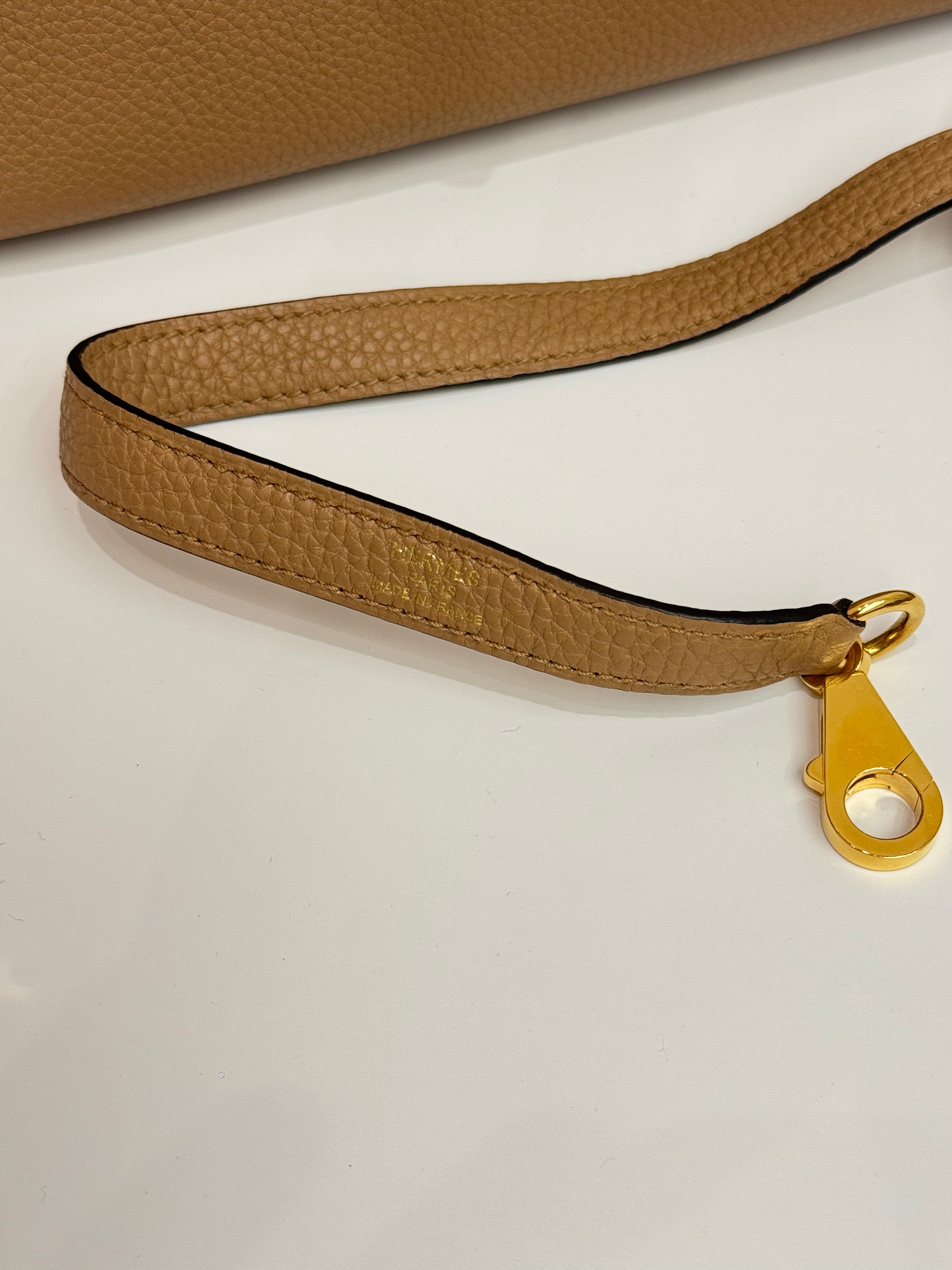 Hermes Kelly 25 Togo Chai STAMP U