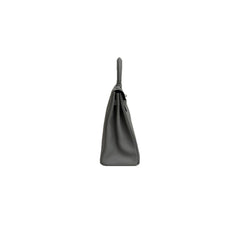 Hermes Kelly 35 Togo Gris Mouette STAMP X