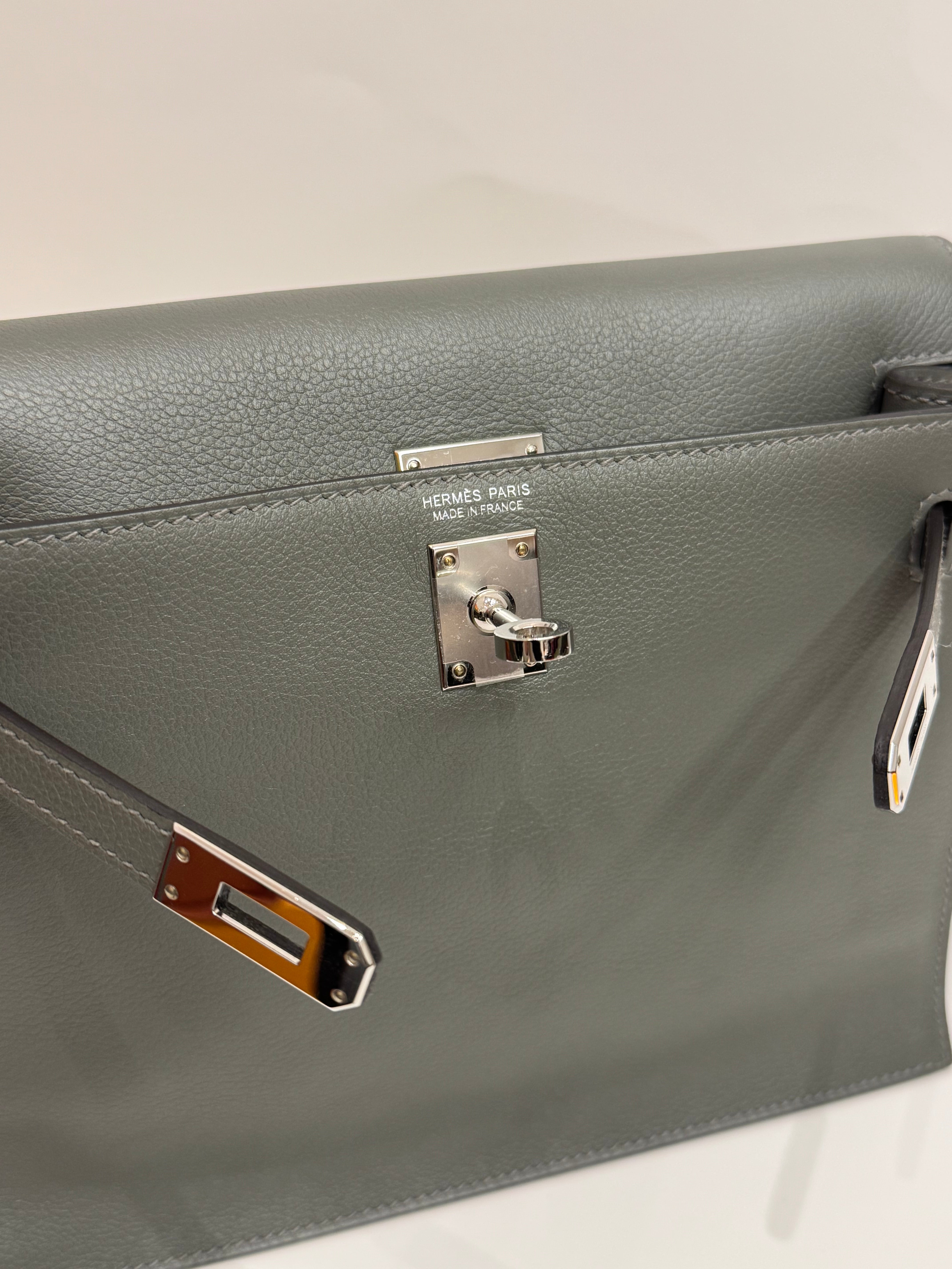 Hermes Kelly Danse Evercolor Gris Meyer STAMP Z