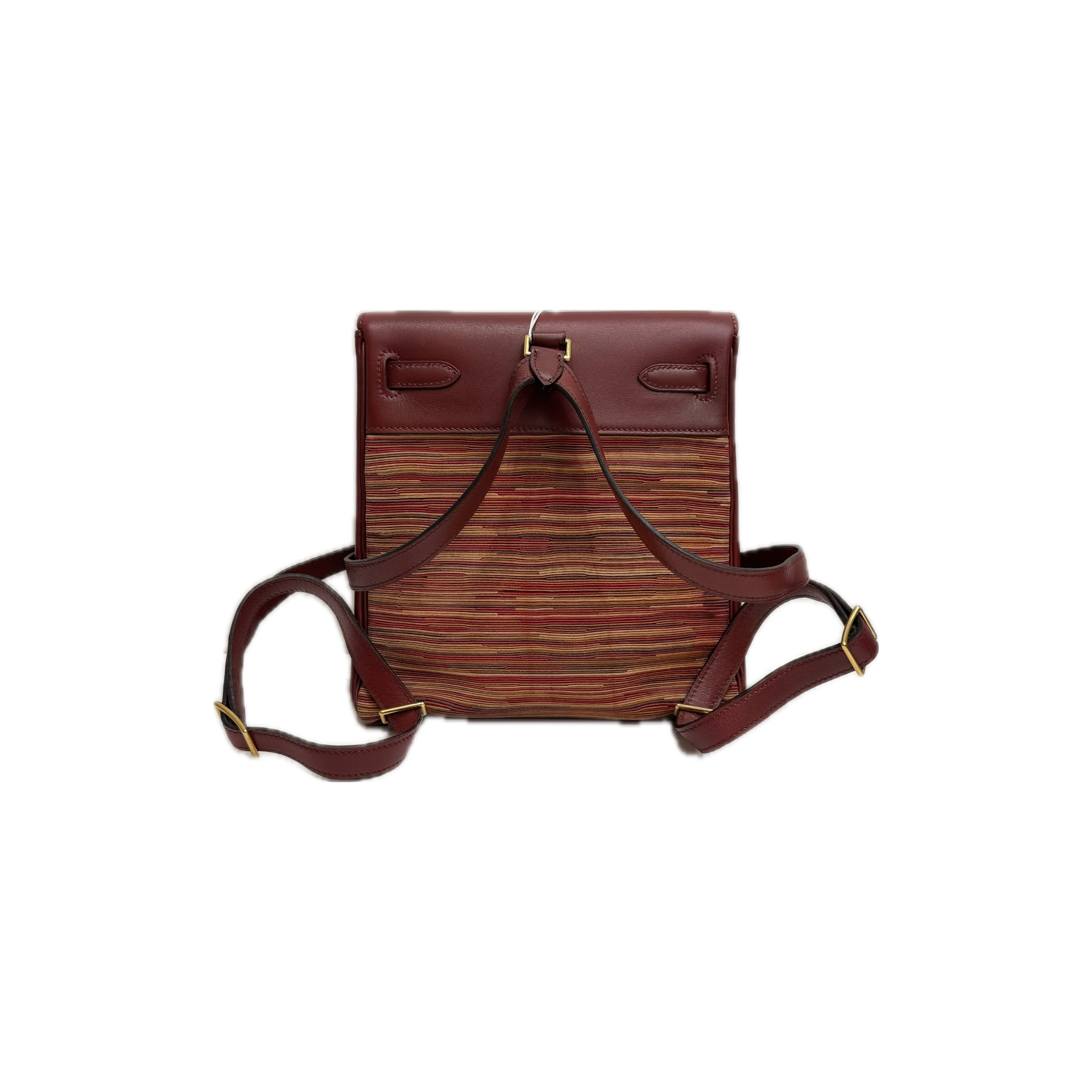 Hermes Vintage Kelly Ado 20 Backpack Vibrato/Box SQUARE D
