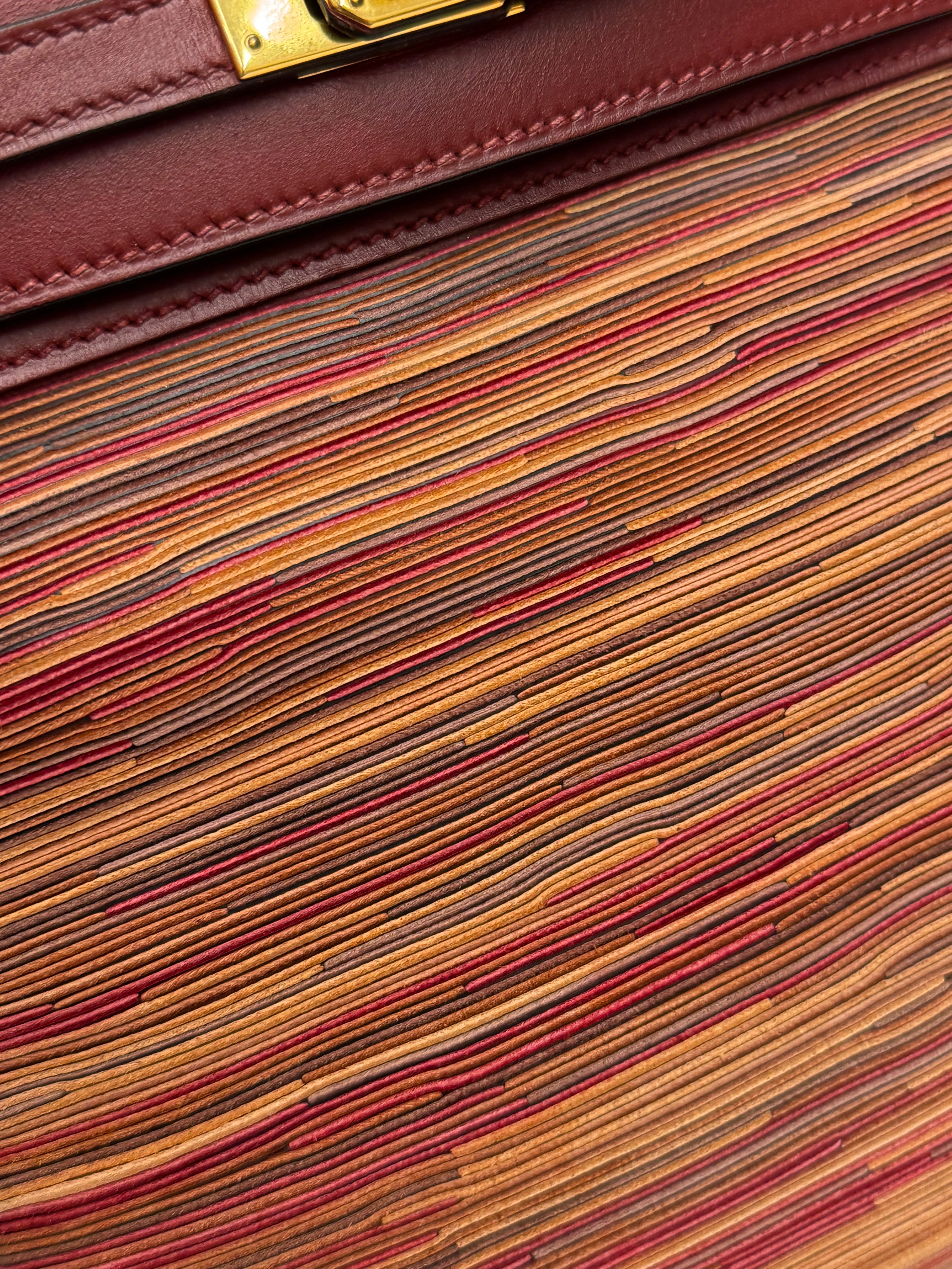 Hermes Vintage Kelly Ado 20 Backpack Vibrato/Box SQUARE D