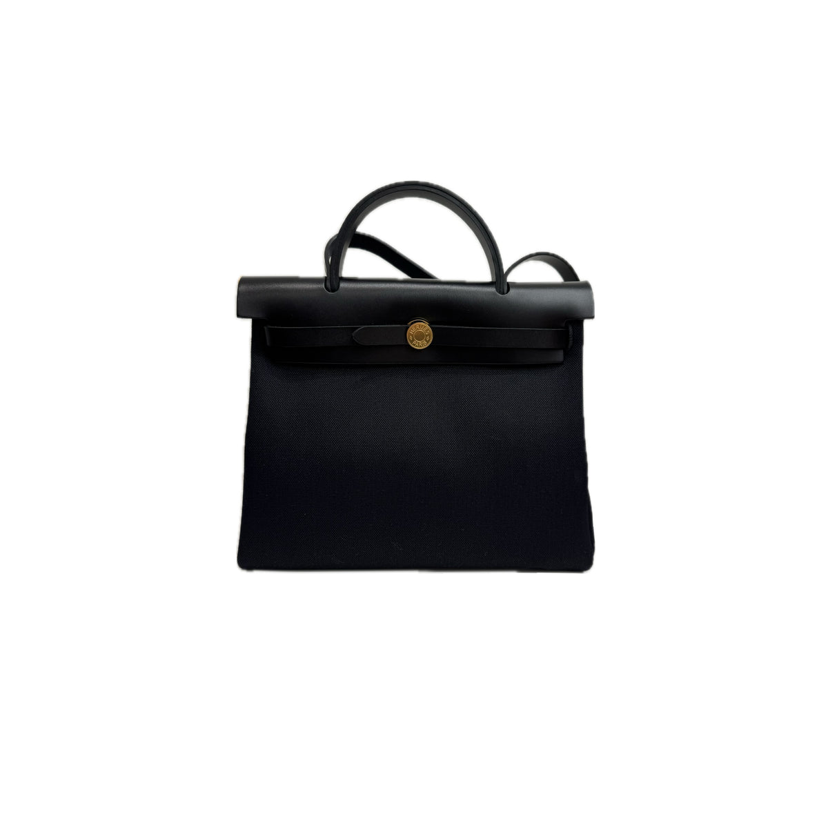 Hermes Herbag 31 Black STAMP B
