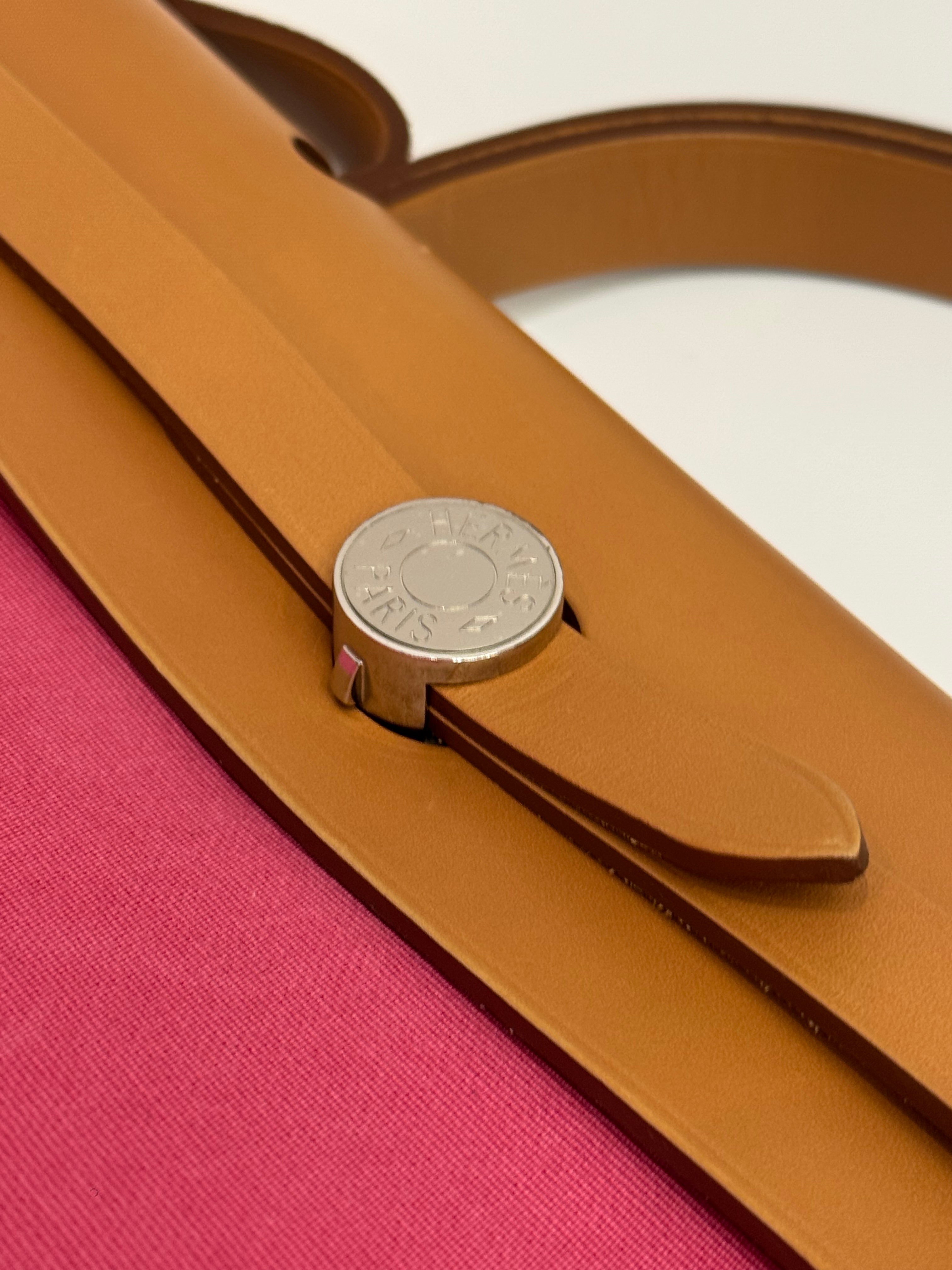 Hermes Herbag 31 Light Purple SQUARE Q