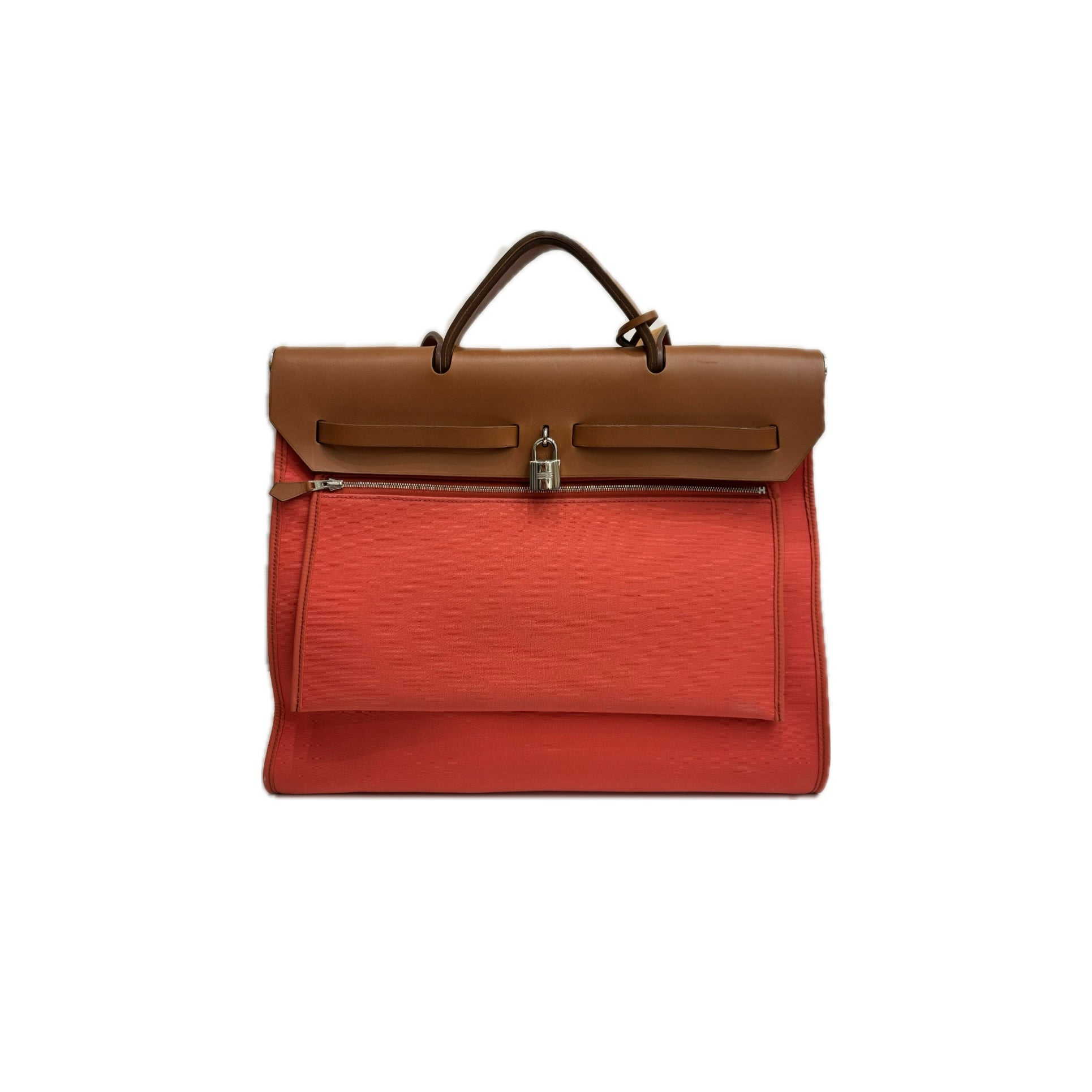 Hermes Herbag 39 Orange SQUARE O