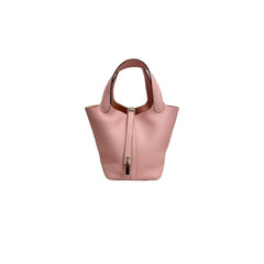 Hermes Picotin 18 Clemence Rose Sakura STAMP W
