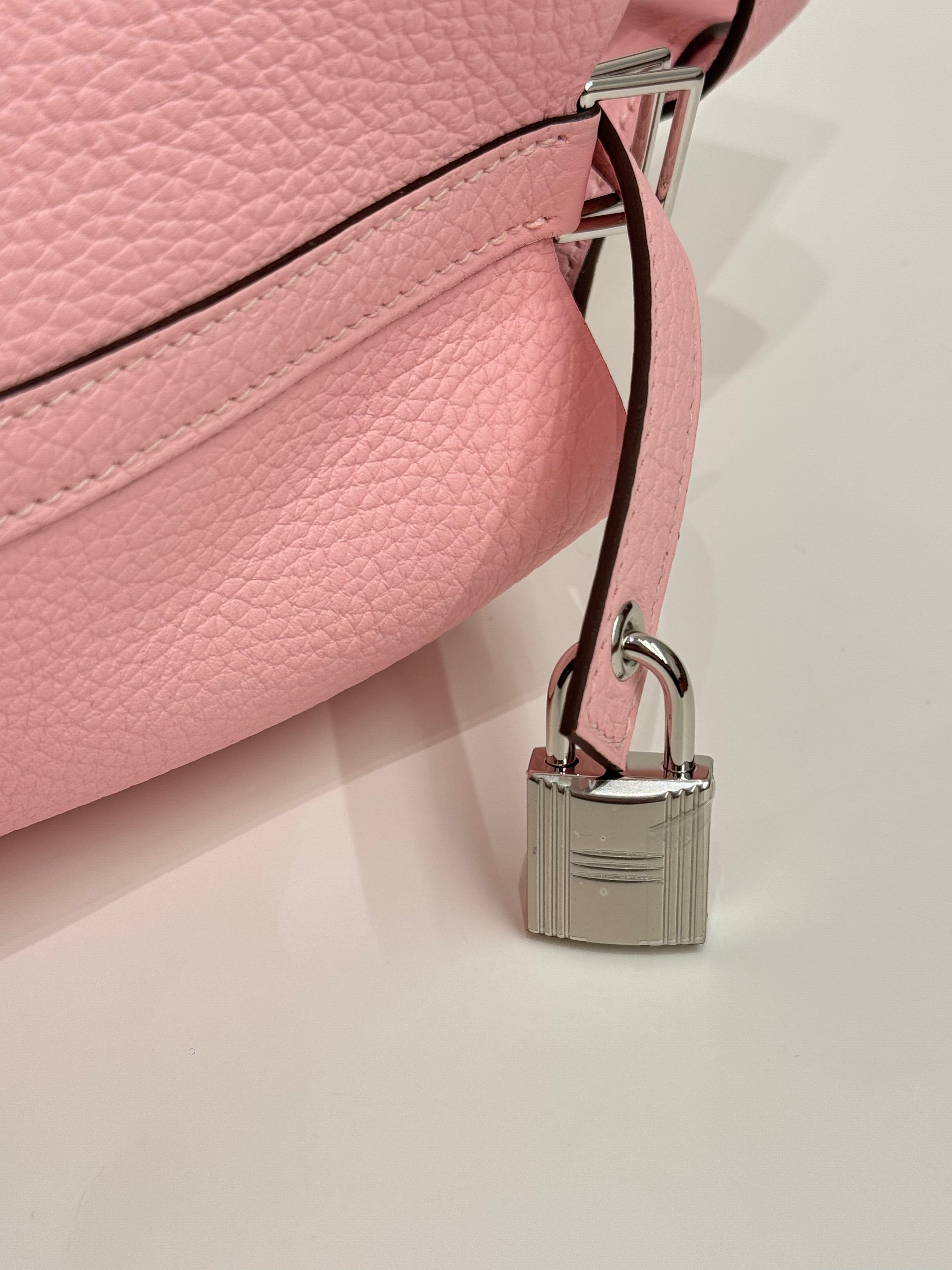 Hermes Picotin 18 Clemence Rose Sakura STAMP W