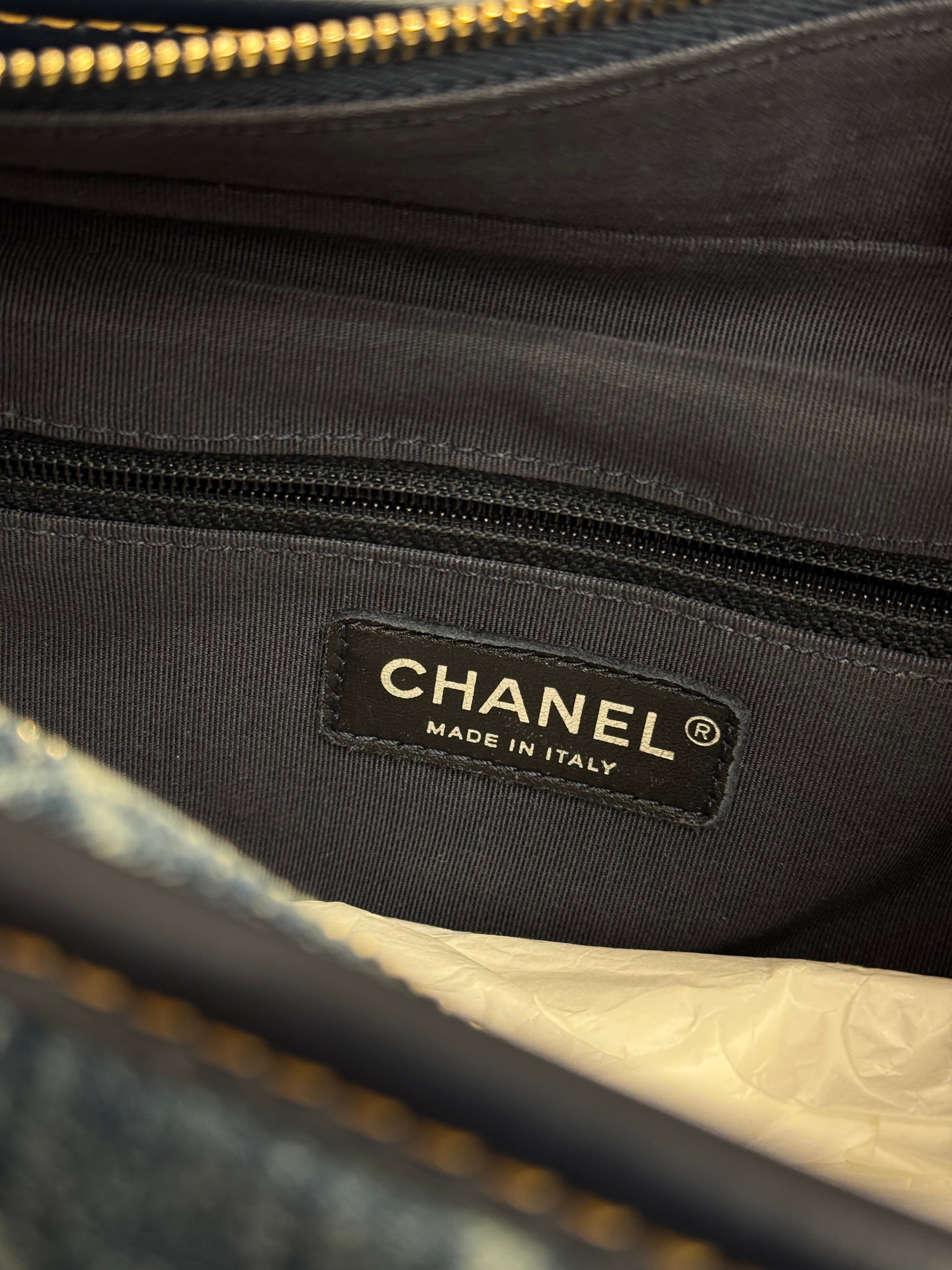 Chanel Gabrielle Hobo Bag Denim Blue