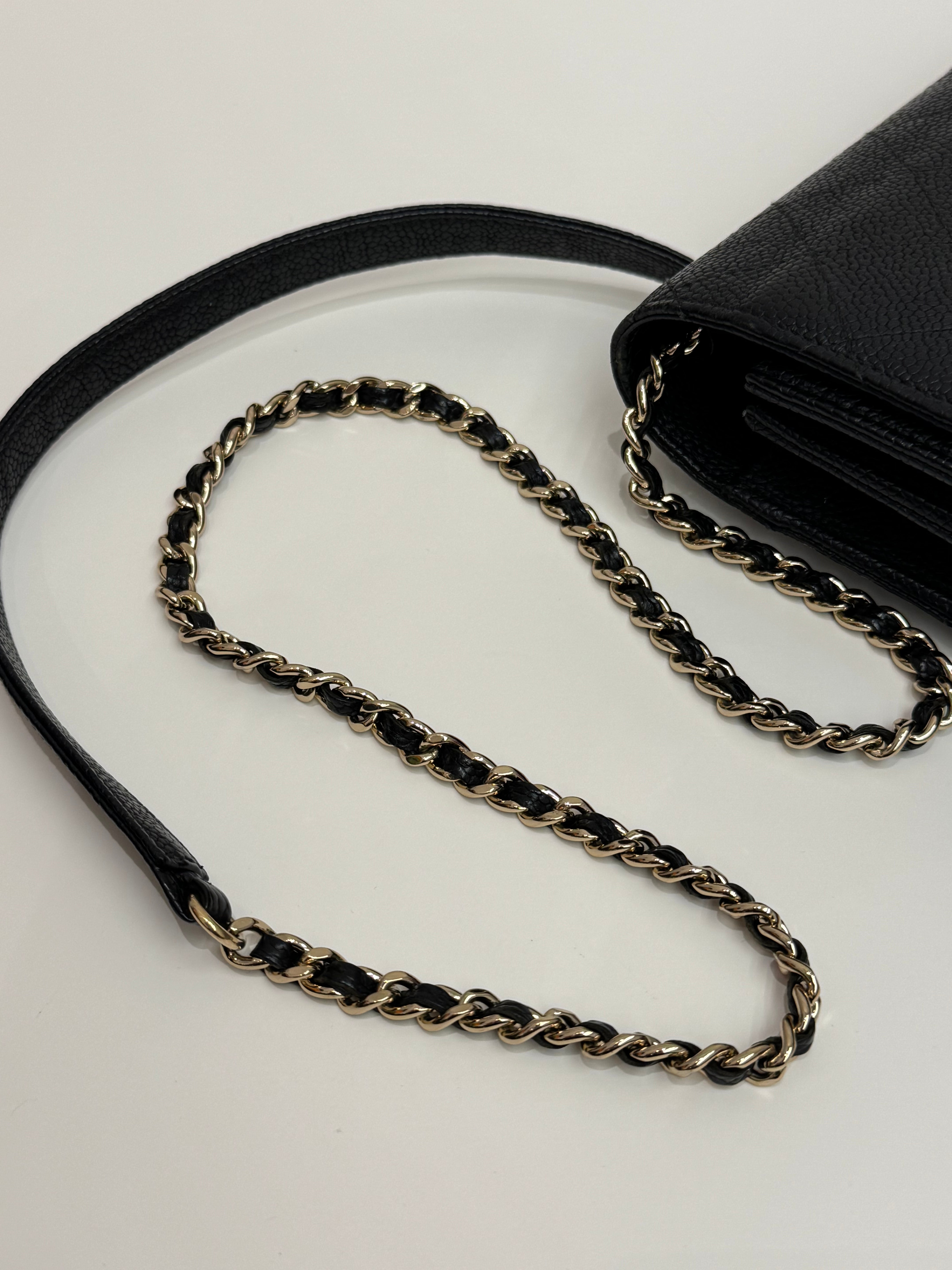 Chanel Paris-Cuba Thread Around Flap Bag Caviar Black