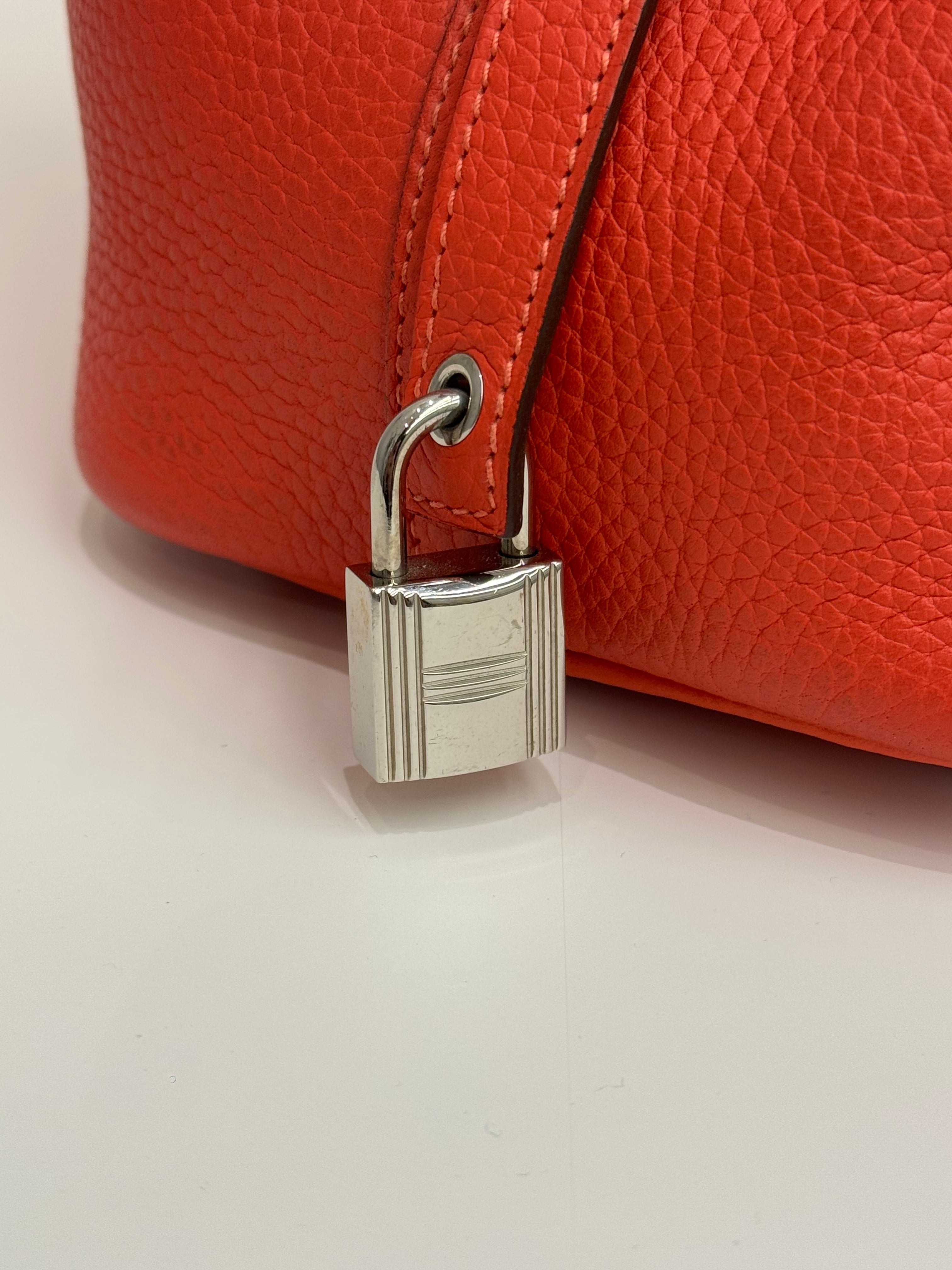 Hermes Picotin 18 Clemence Sanguine SQUARE R