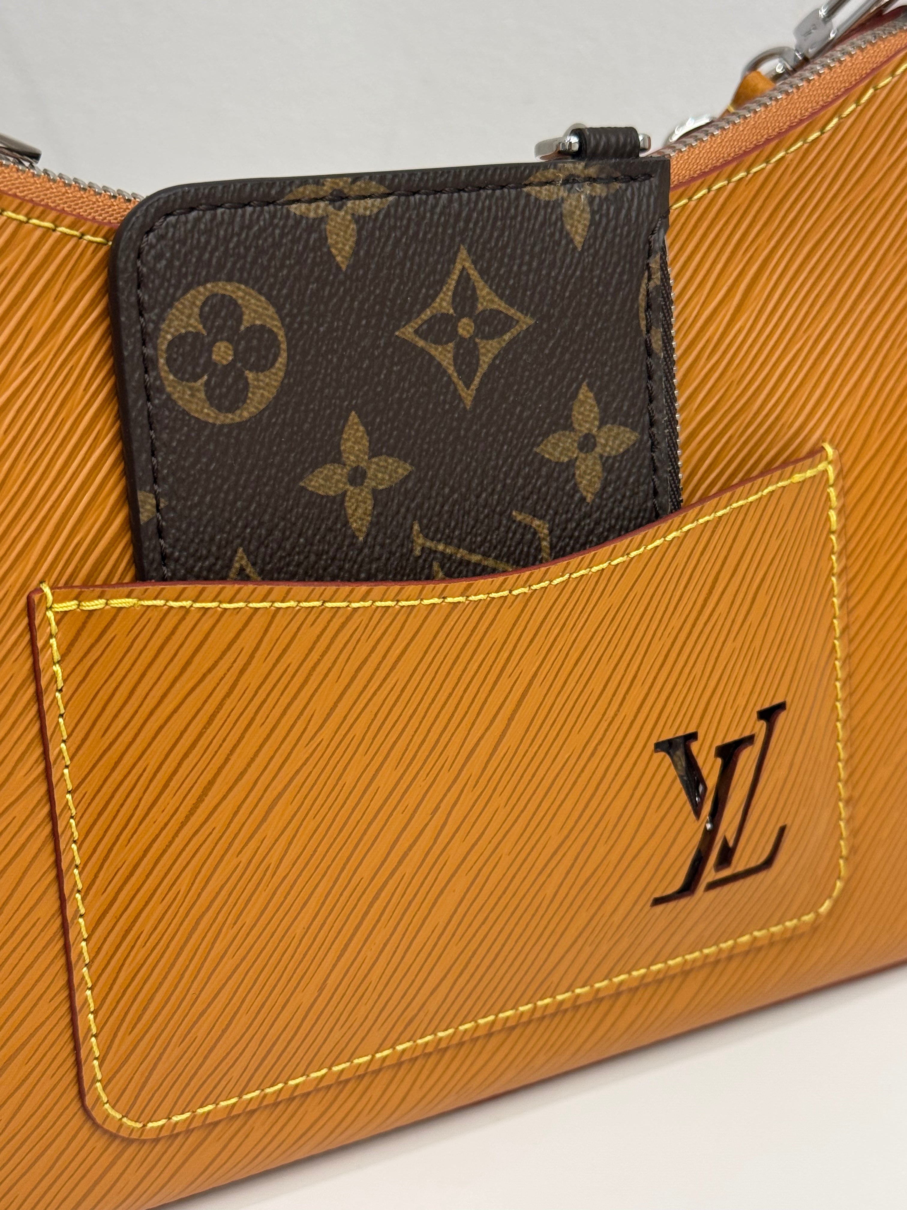 Louis Vuitton Marelle Epi Leather Honey Gold