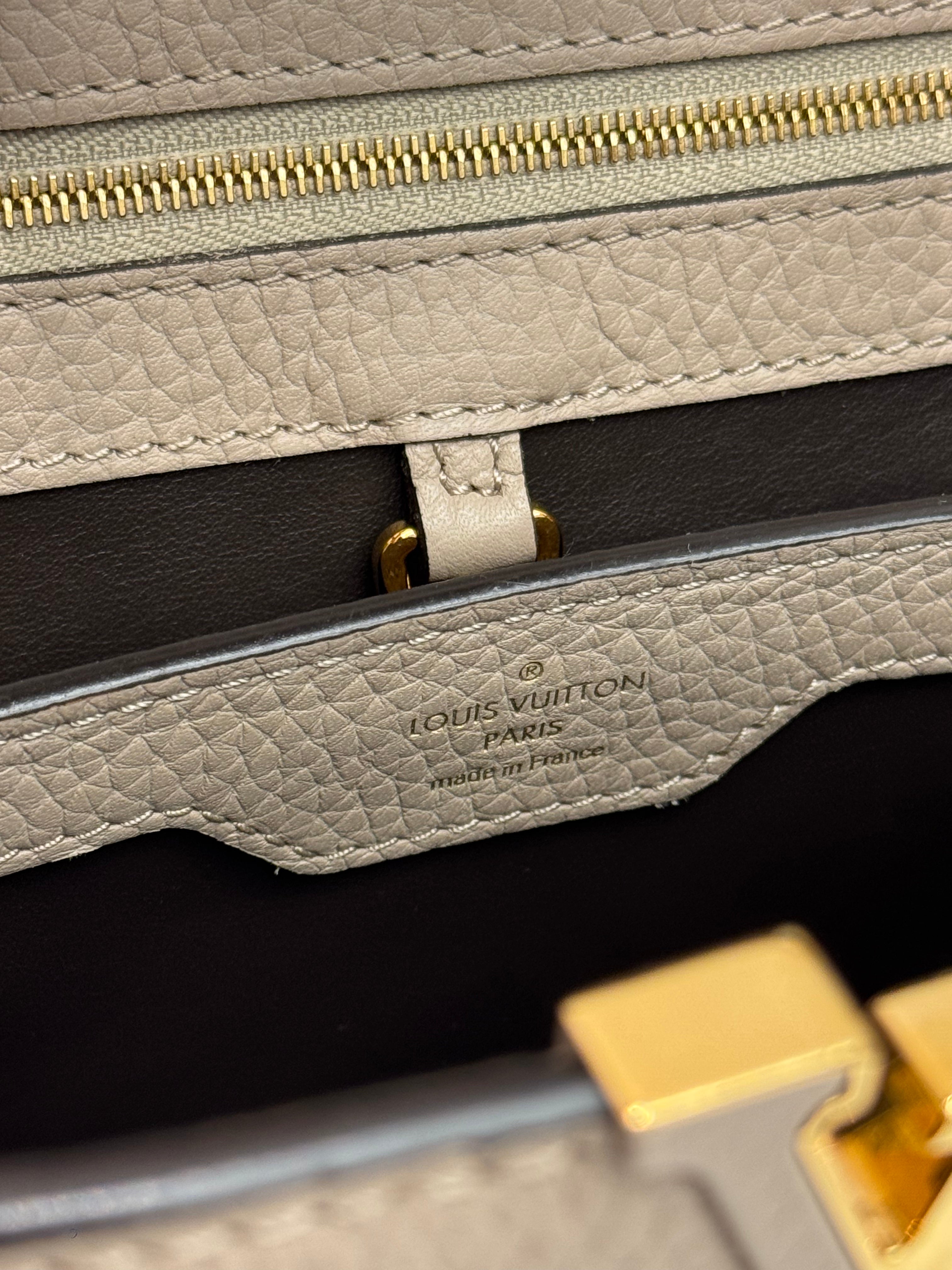 Louis Vuitton Capucines BB Python/Taurillon Galet