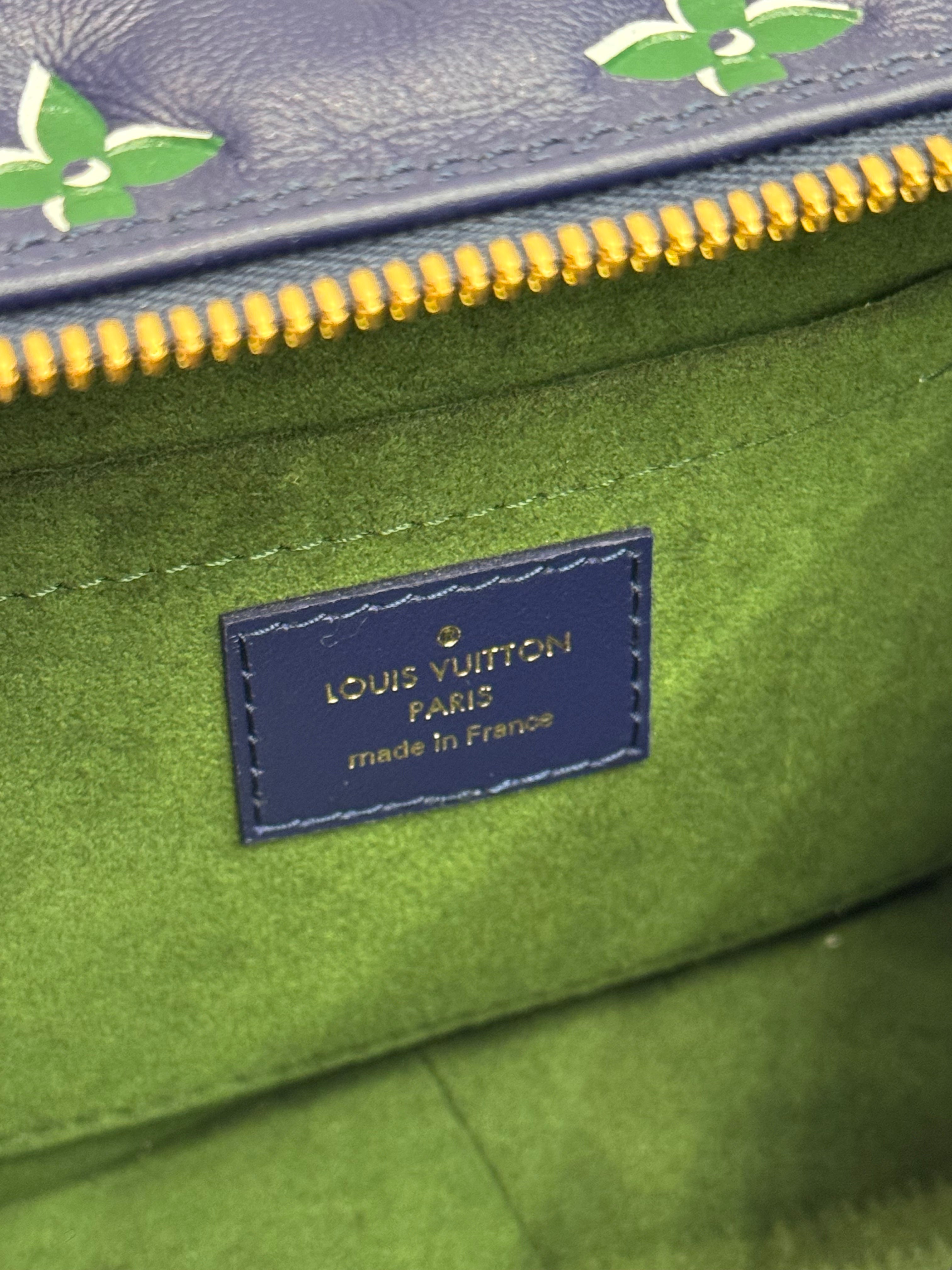 Louis Vuitton Square Bag Monogram Blue