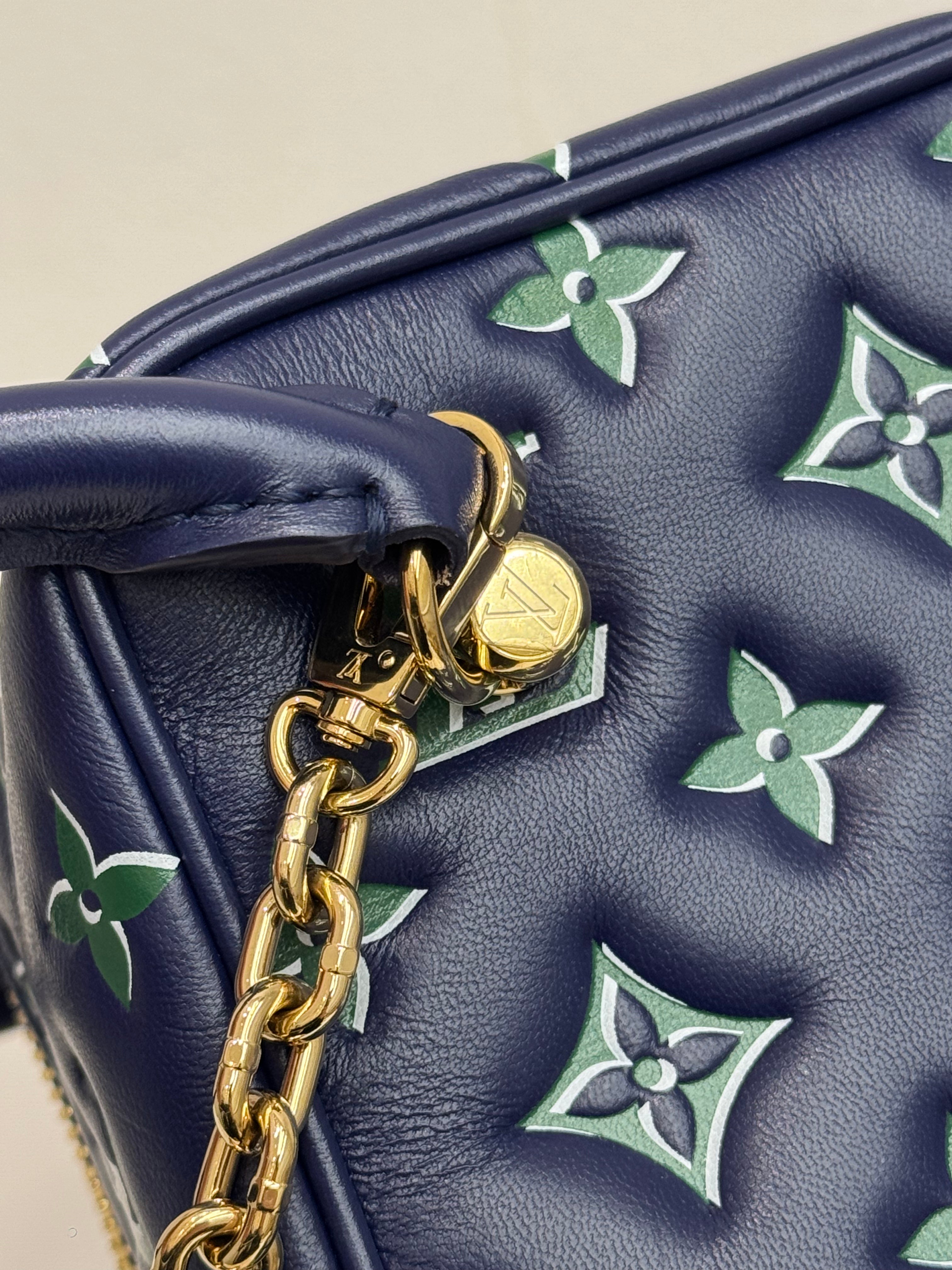 Louis Vuitton Square Bag Monogram Blue