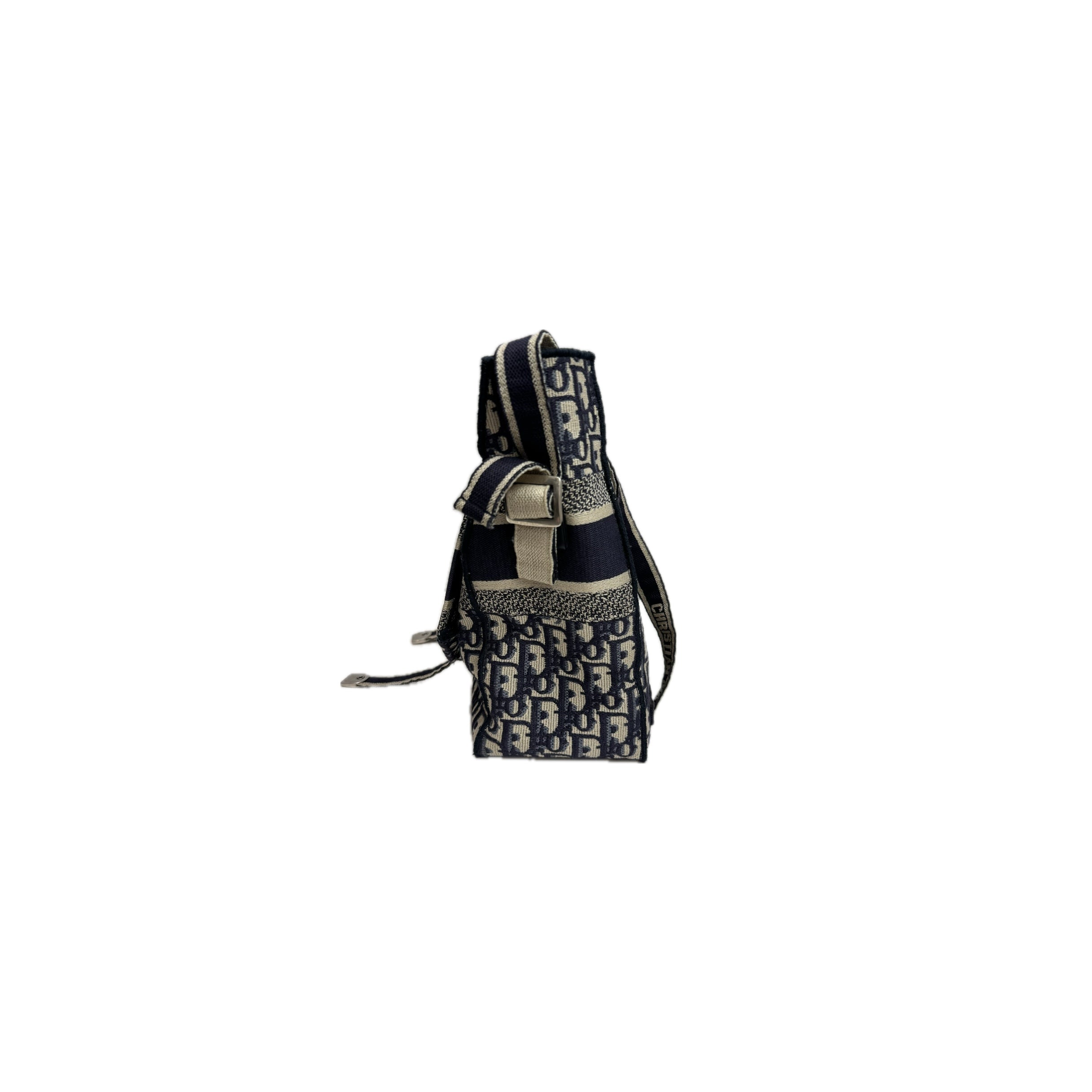 Dior Diorcamp Bag Blue Dior Oblique Embroidery