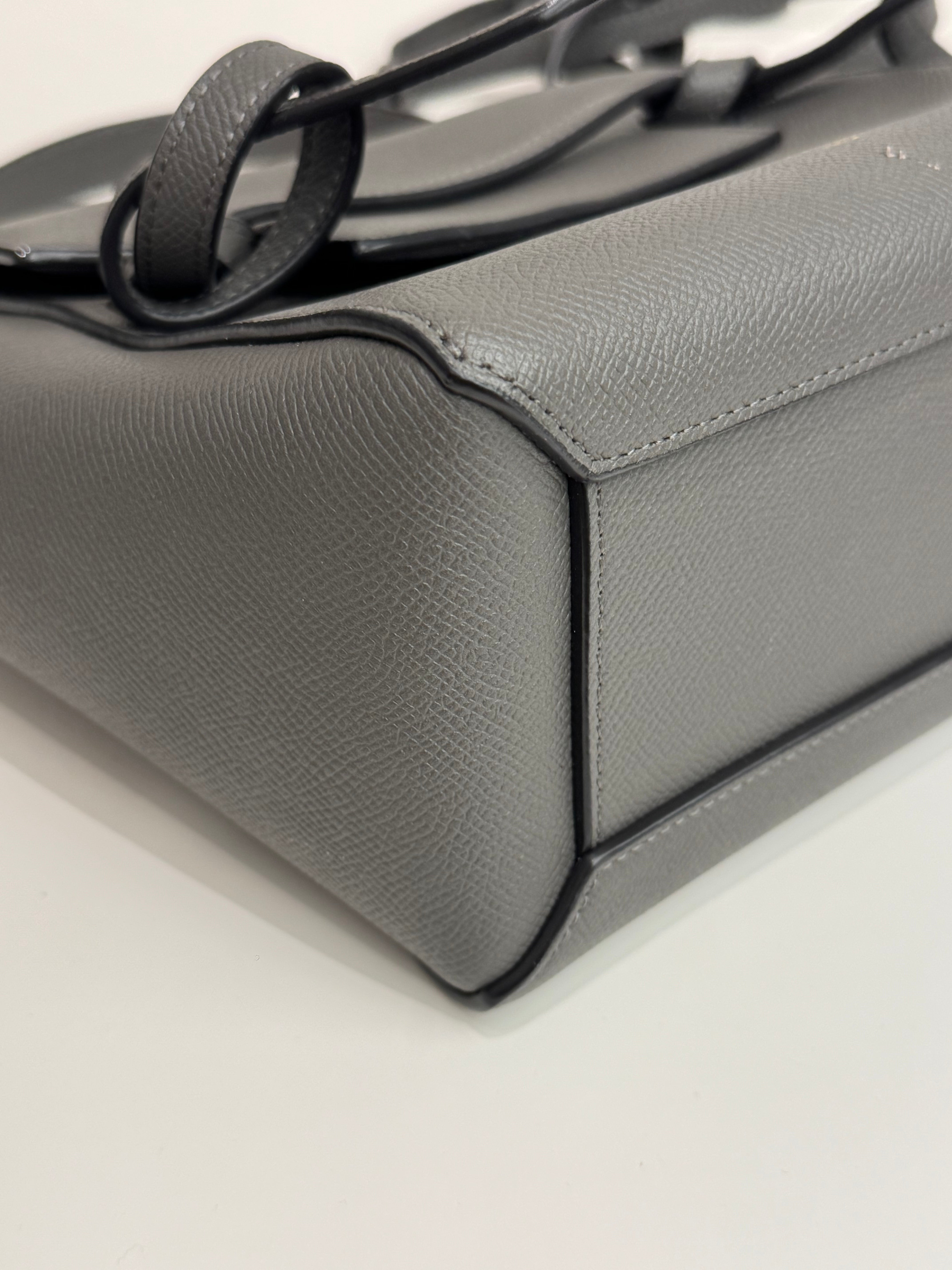 Celine Nano Belt Bag Calfskin Grey