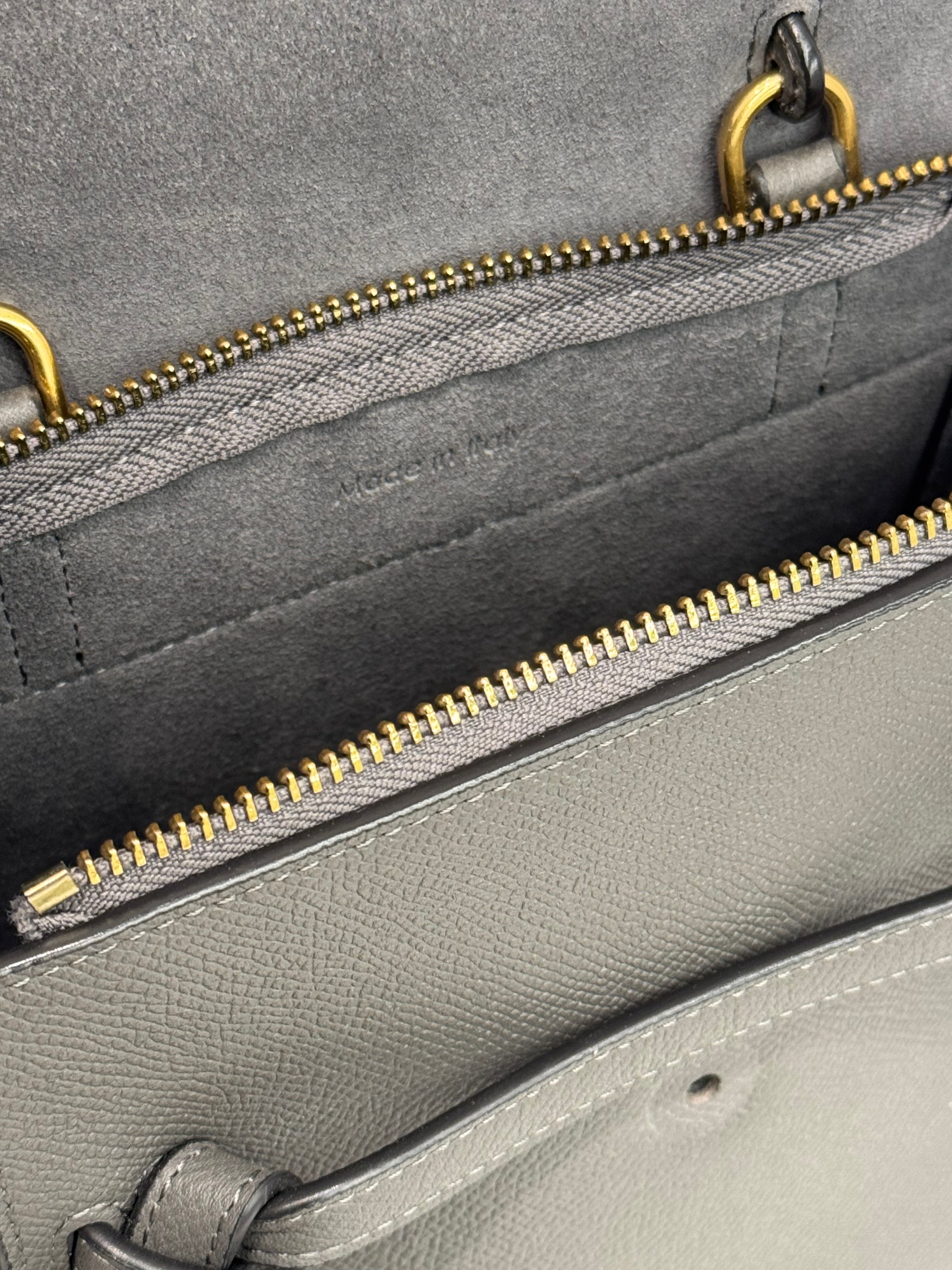 Celine Nano Belt Bag Calfskin Grey