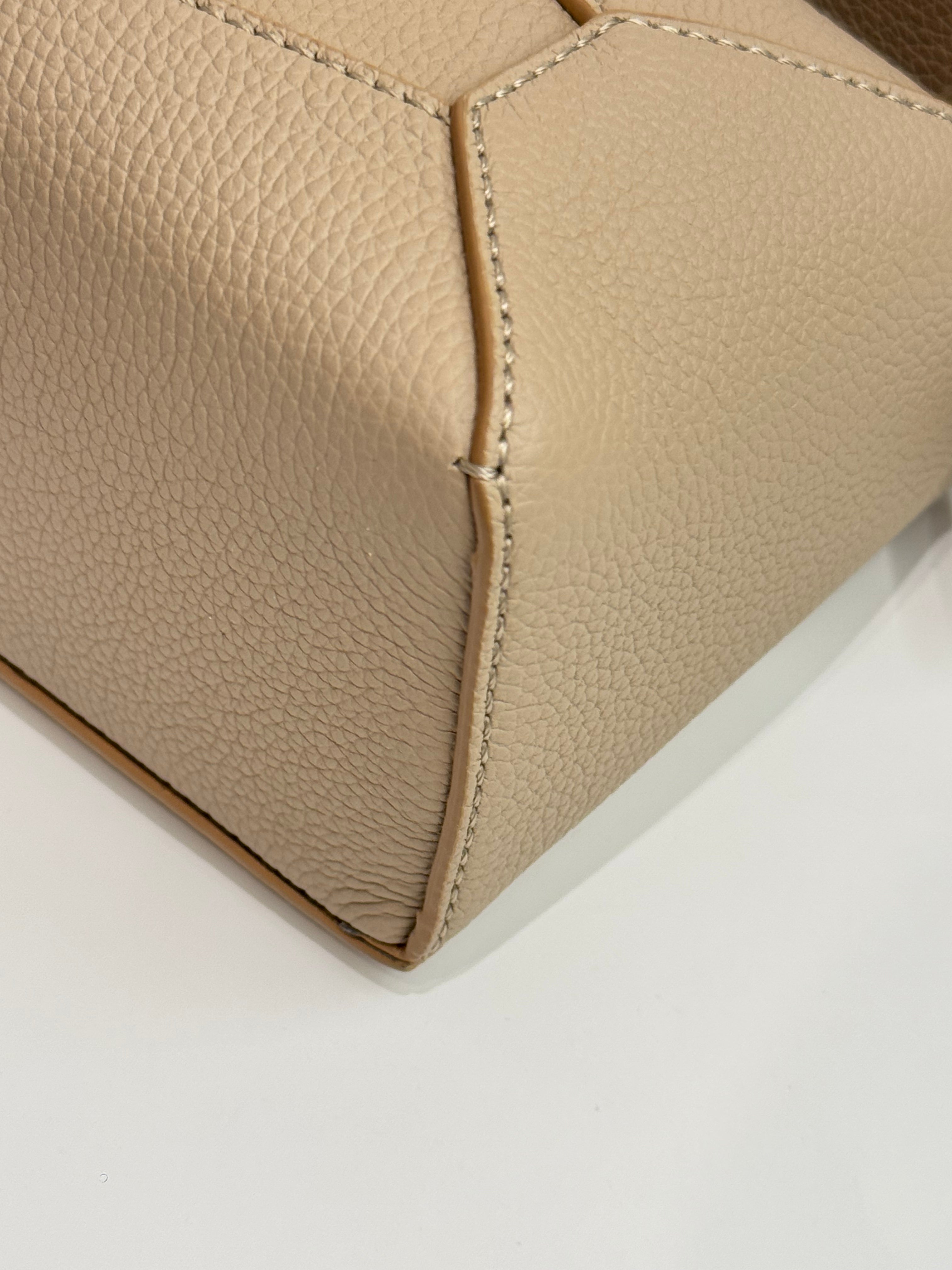 Loewe Mini Puzzle Edge Bag Soft Grained Calfskin Sand