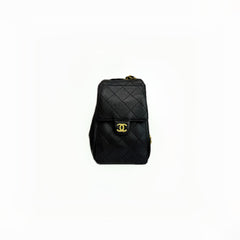 Chanel Small 25 Bag Grained Calfskin Black (Microchip)